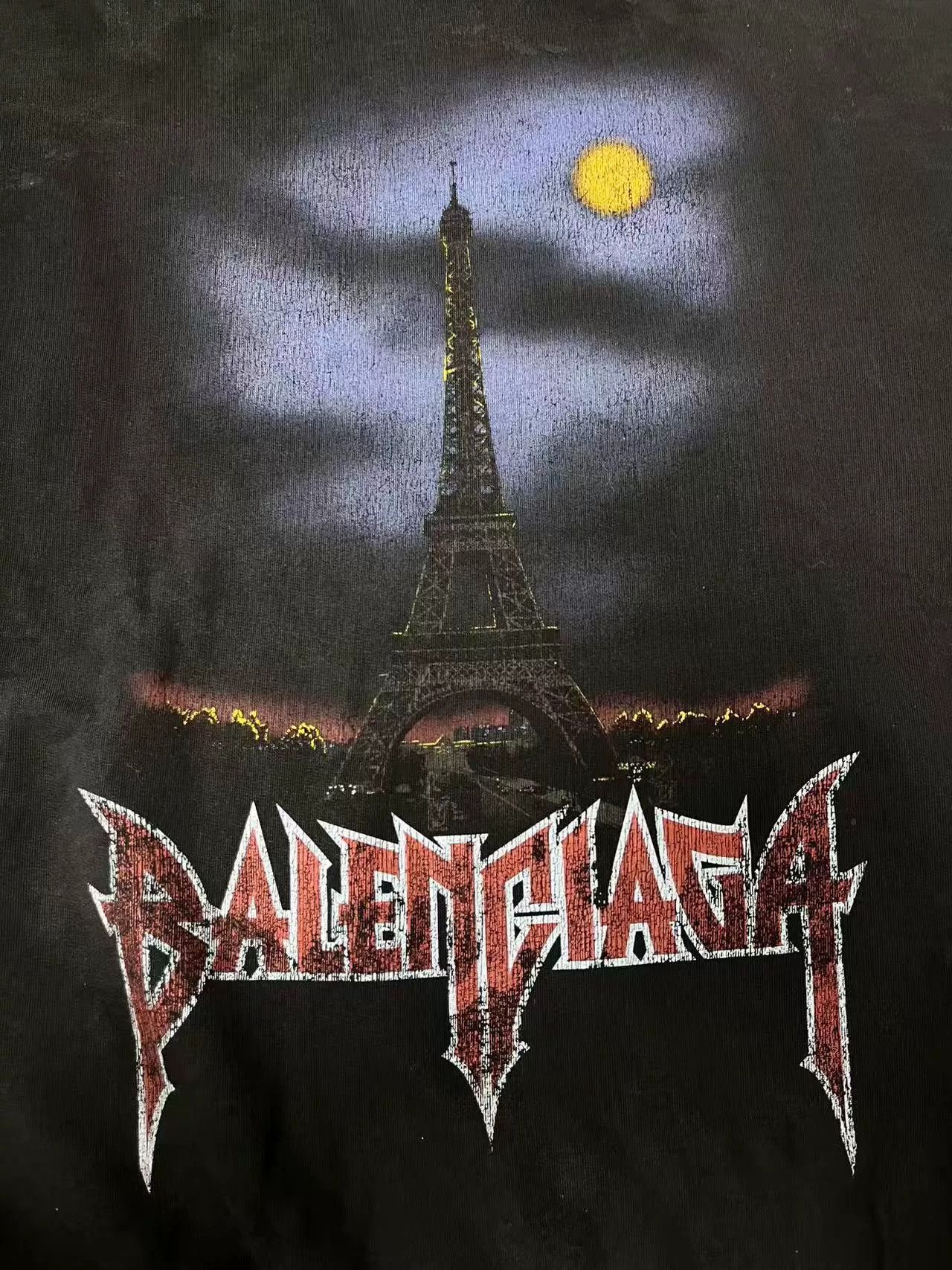 Balenciaga black hooded long sleeve sweatshirt Size S / US 4 / IT 40 - 3 Thumbnail