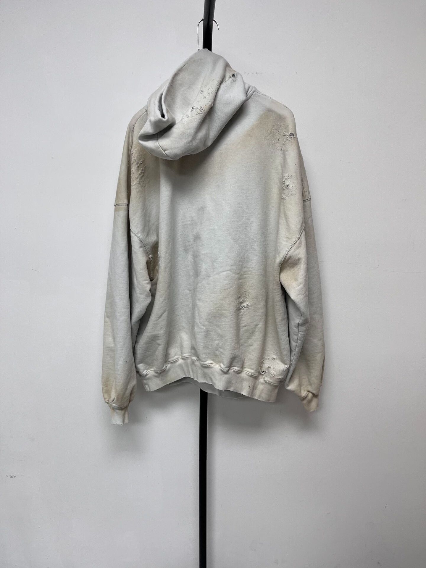 Balenciaga Balenciaga Letter Print Hooded Sweatshirt Size US M / EU 48-50 / 2 - 2 Thumbnail