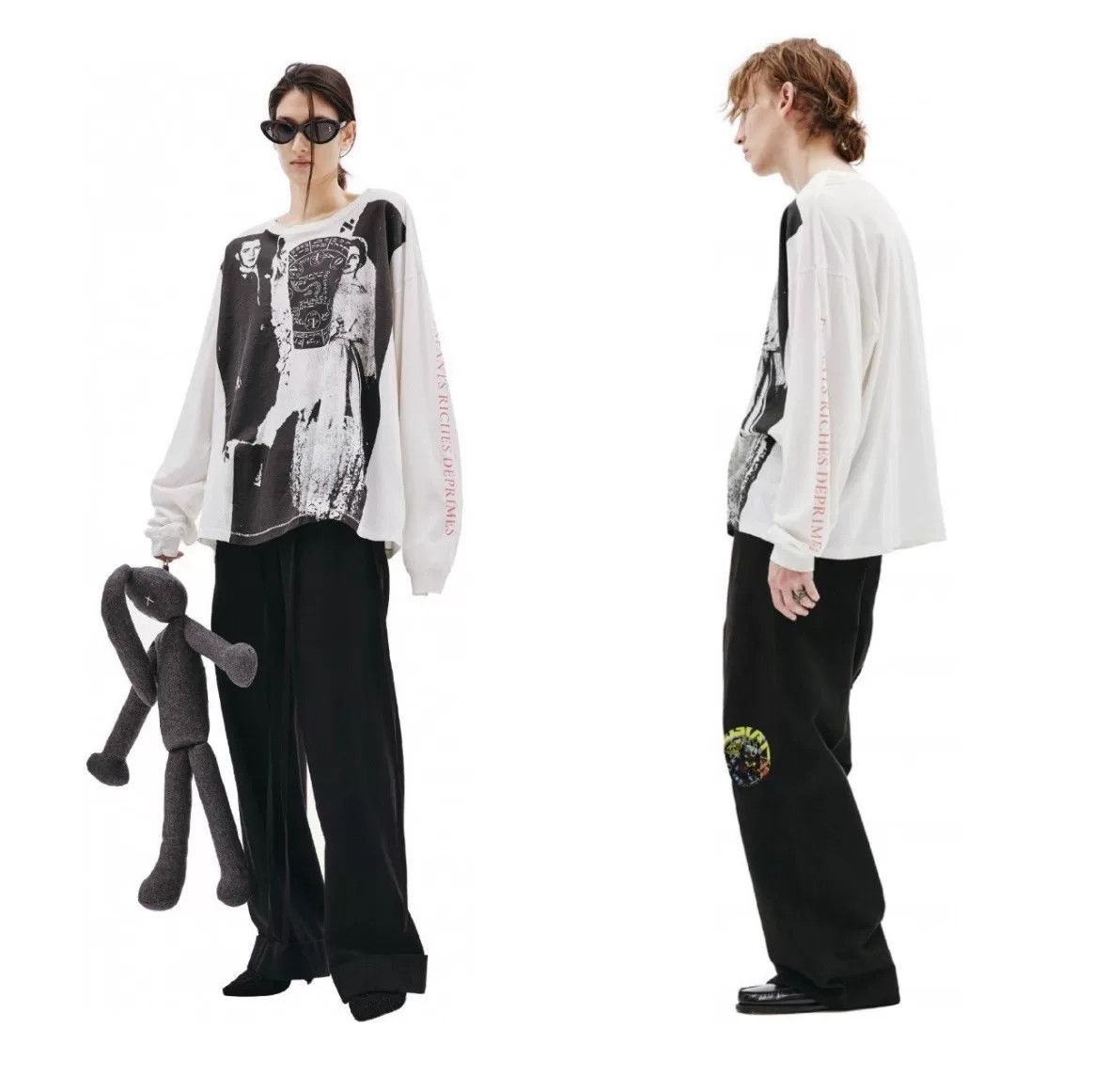 Enfants Riches Deprimes Enfants Riches Deprimes Graffiti Long Sleeve Shirt Size US L / EU 52-54 / 3 - 8 Thumbnail