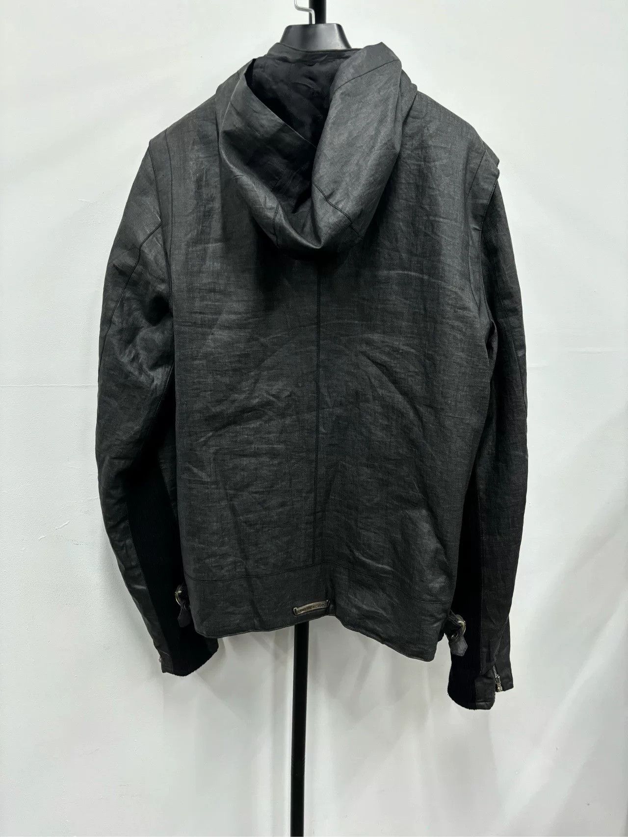 Chrome Hearts chrome hearts oil wax leather zip jacket Size US L / EU 52-54 / 3 - 2 Thumbnail