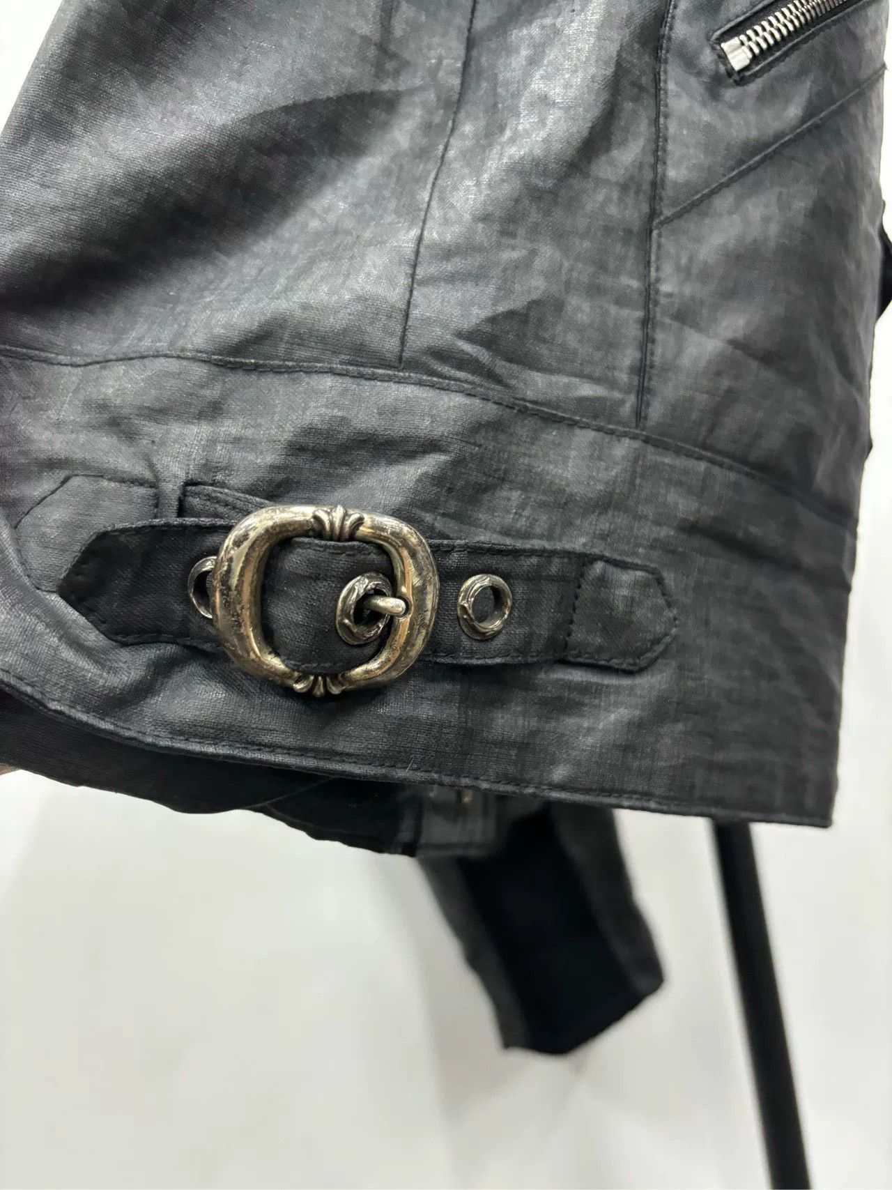 Chrome Hearts chrome hearts oil wax leather zip jacket Size US L / EU 52-54 / 3 - 5 Thumbnail