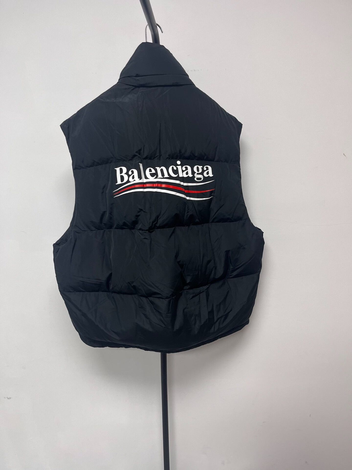 Balenciaga balenciaga logo print stand collar vest Size US L / EU 52-54 / 3 - 2 Thumbnail