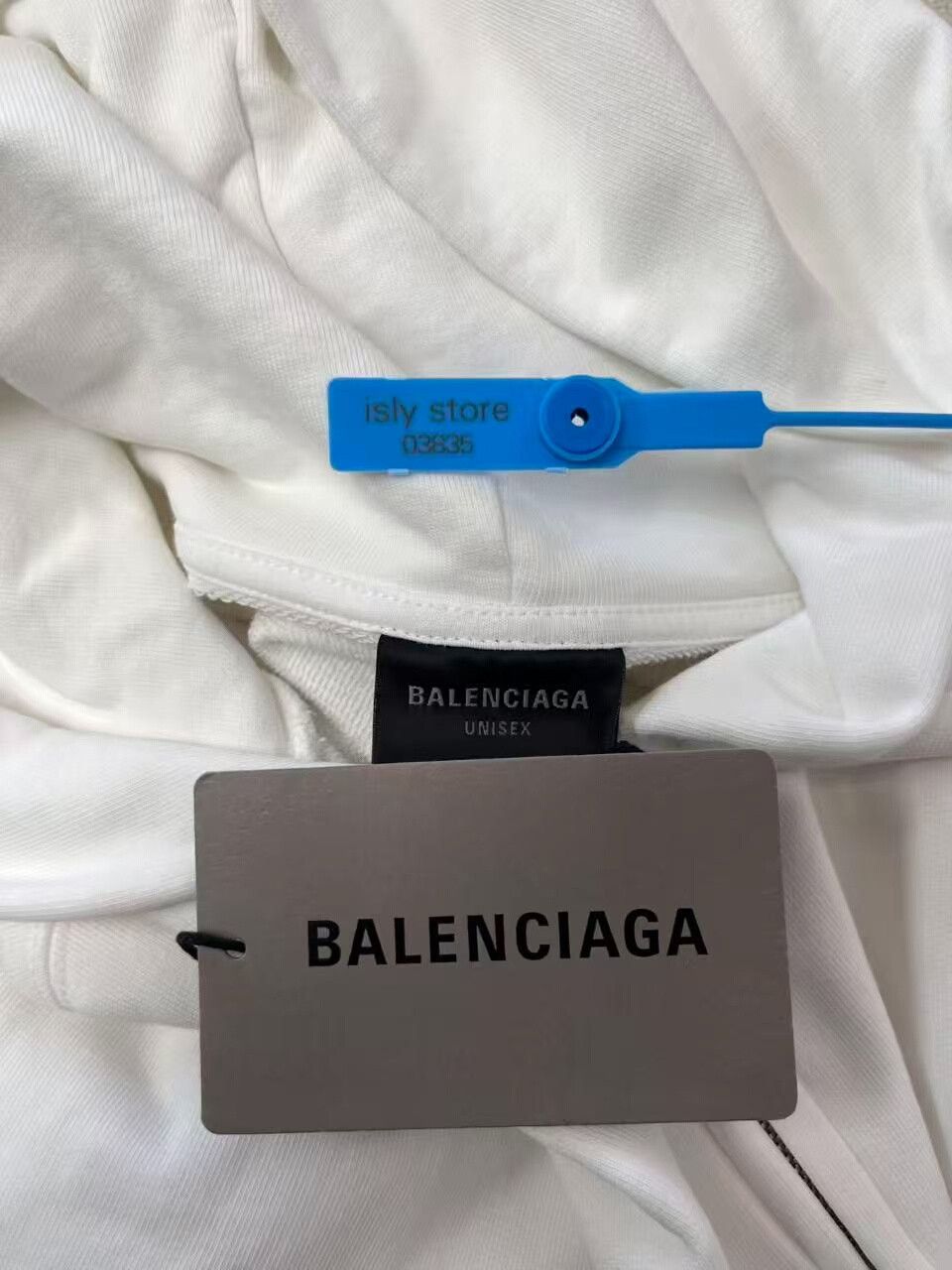 Balenciaga balenciaga white hoodie sweatshirt coat Size US S / EU 44-46 / 1 - 5 Thumbnail