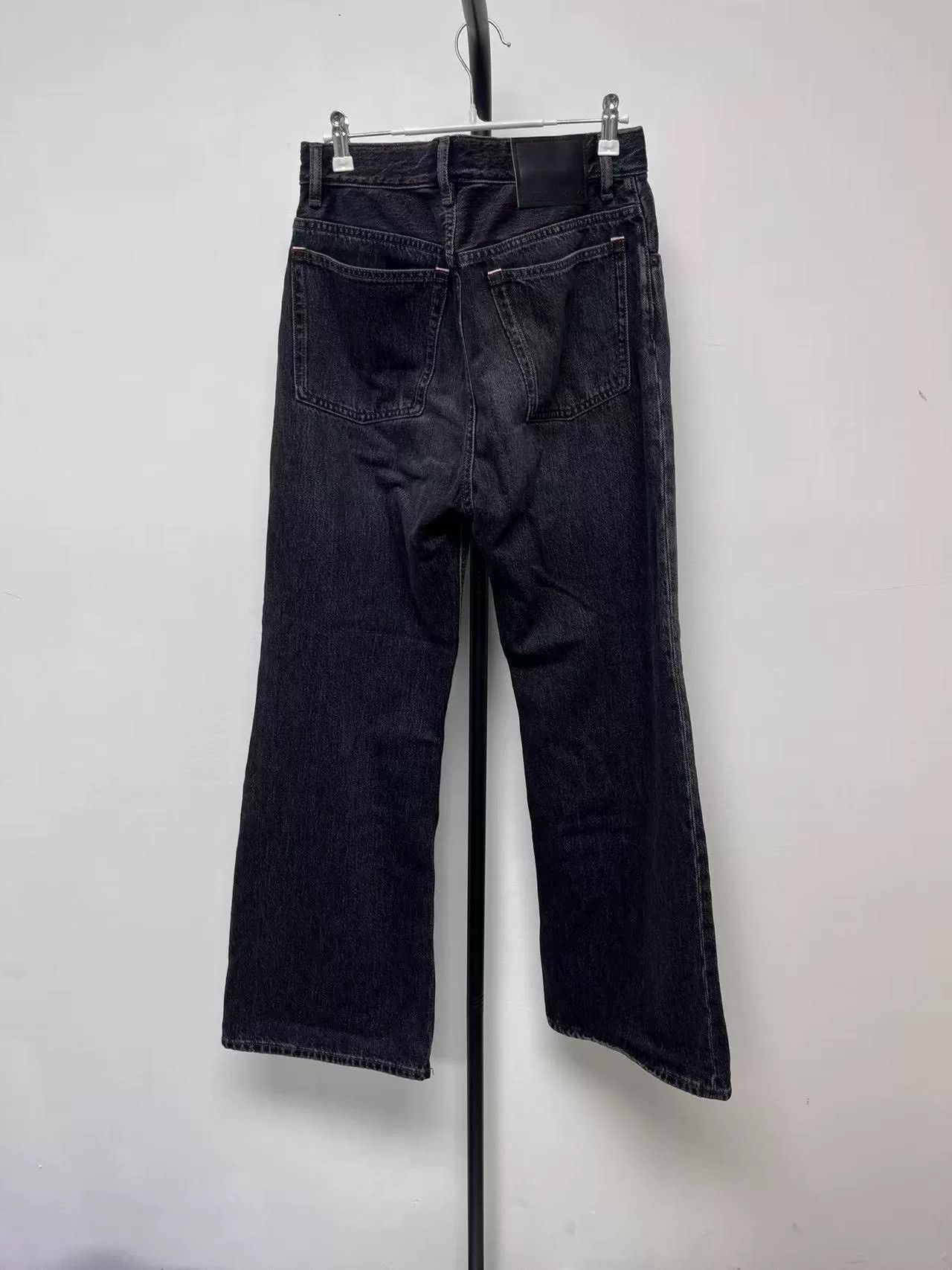 Acne Studios black wide-leg denim trousers for men Size US 30 / EU 46 - 2 Thumbnail