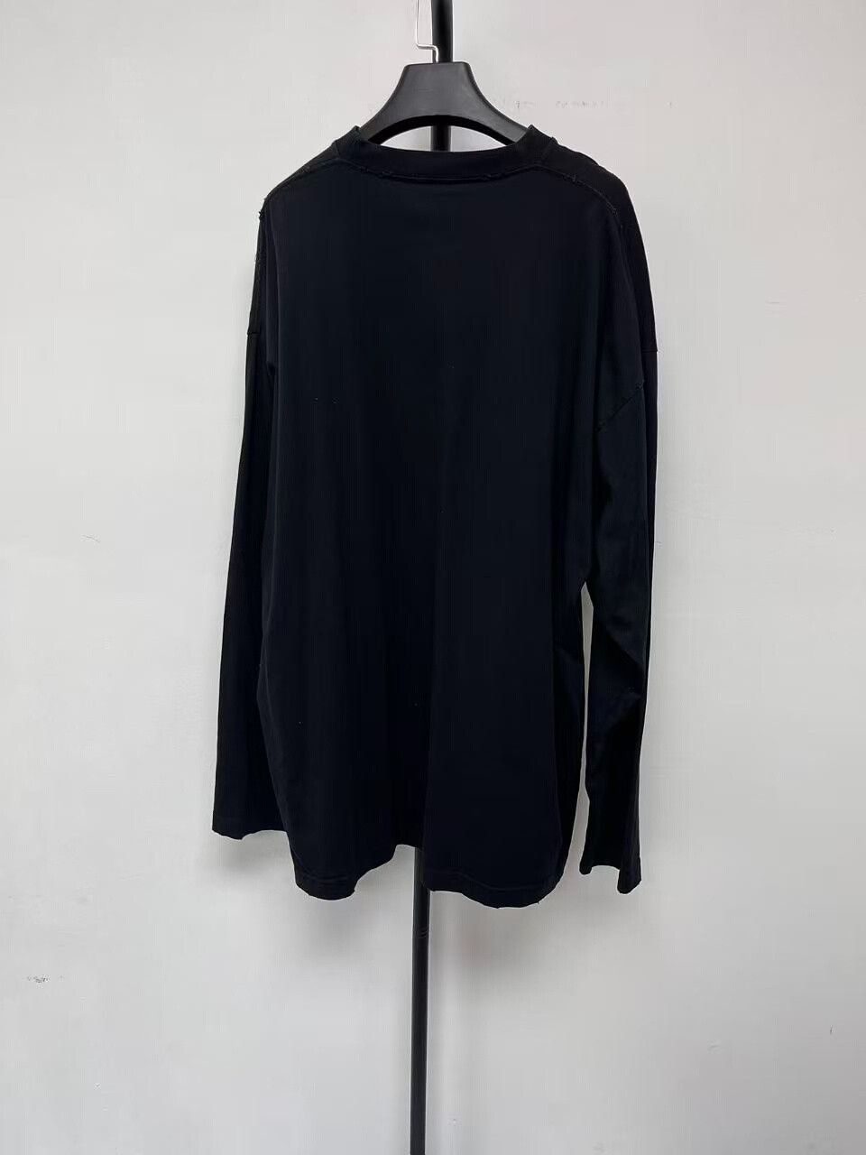 Balenciaga balenciaga long sleeve logo t-shirt Size US M / EU 48-50 / 2 - 2 Thumbnail