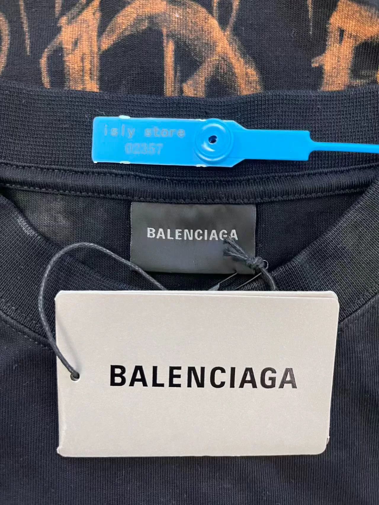 Balenciaga Balenciaga Abstract Logo Short Sleeve T-shirt Size S / US 4 / IT 40 - 4 Thumbnail
