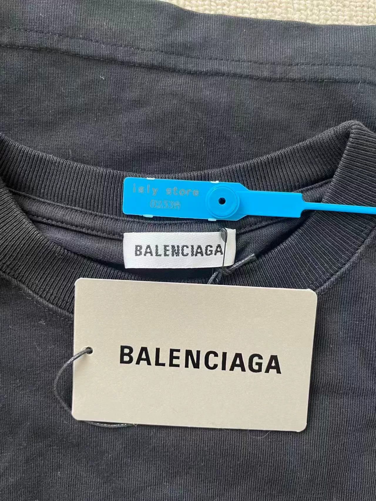 Balenciaga Balenciaga Logo Print Short Sleeve T-Shirt Size S / US 4 / IT 40 - 5 Thumbnail
