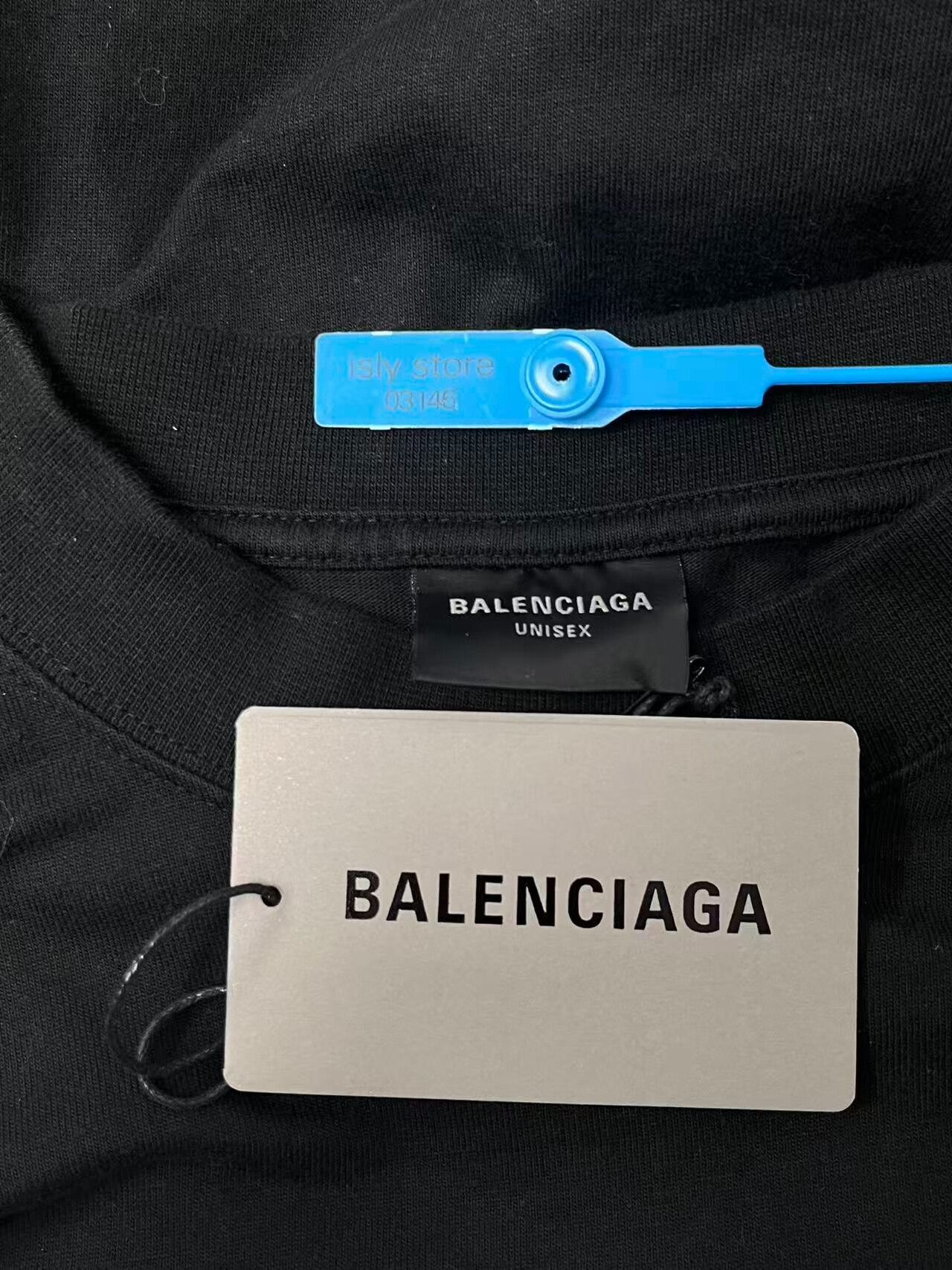 Balenciaga black short sleeve t-shirt by balenciaga Size US S / EU 44-46 / 1 - 4 Thumbnail