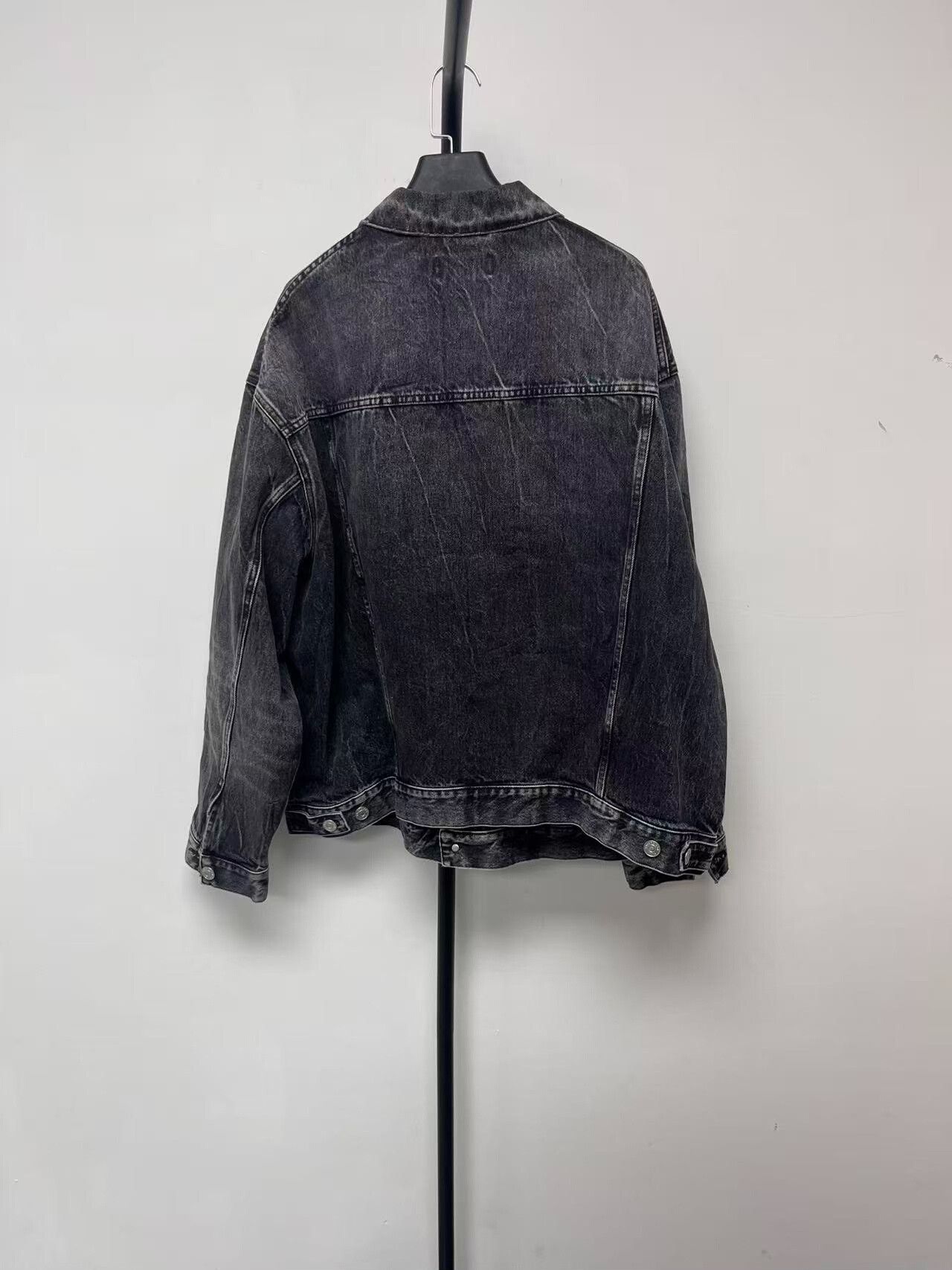 Balenciaga balenciaga vintage denim jacket unisex black gray Size US M / EU 48-50 / 2 - 2 Thumbnail