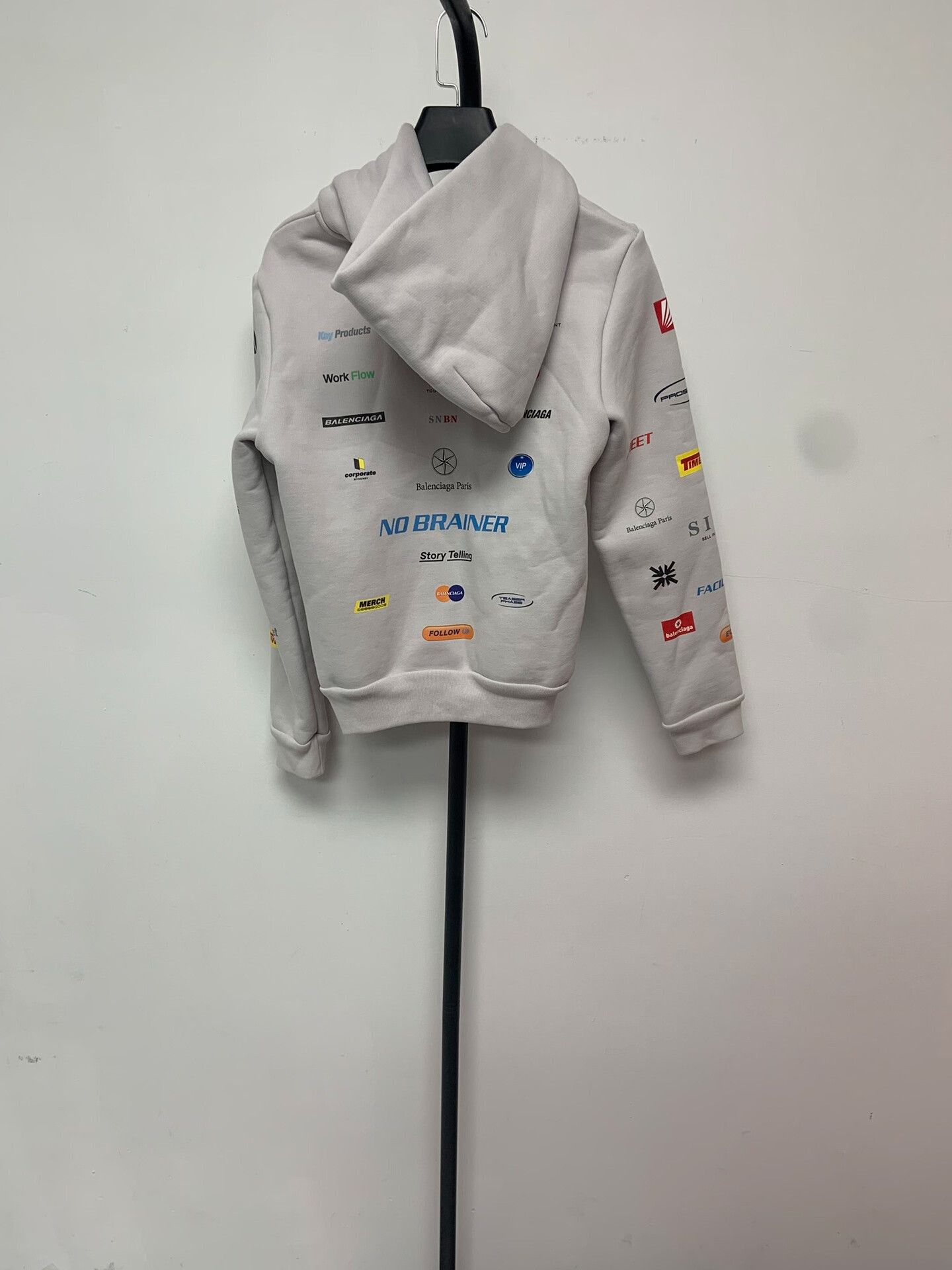 Balenciaga balenciaga logo print casual hoodie Size M / US 6-8 / IT 42-44 - 2 Thumbnail