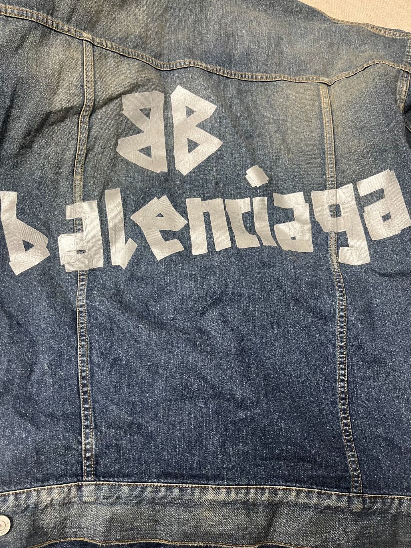 Balenciaga balenciaga blue oversized long sleeve jacket Size S / US 4 / IT 40 - 3 Thumbnail