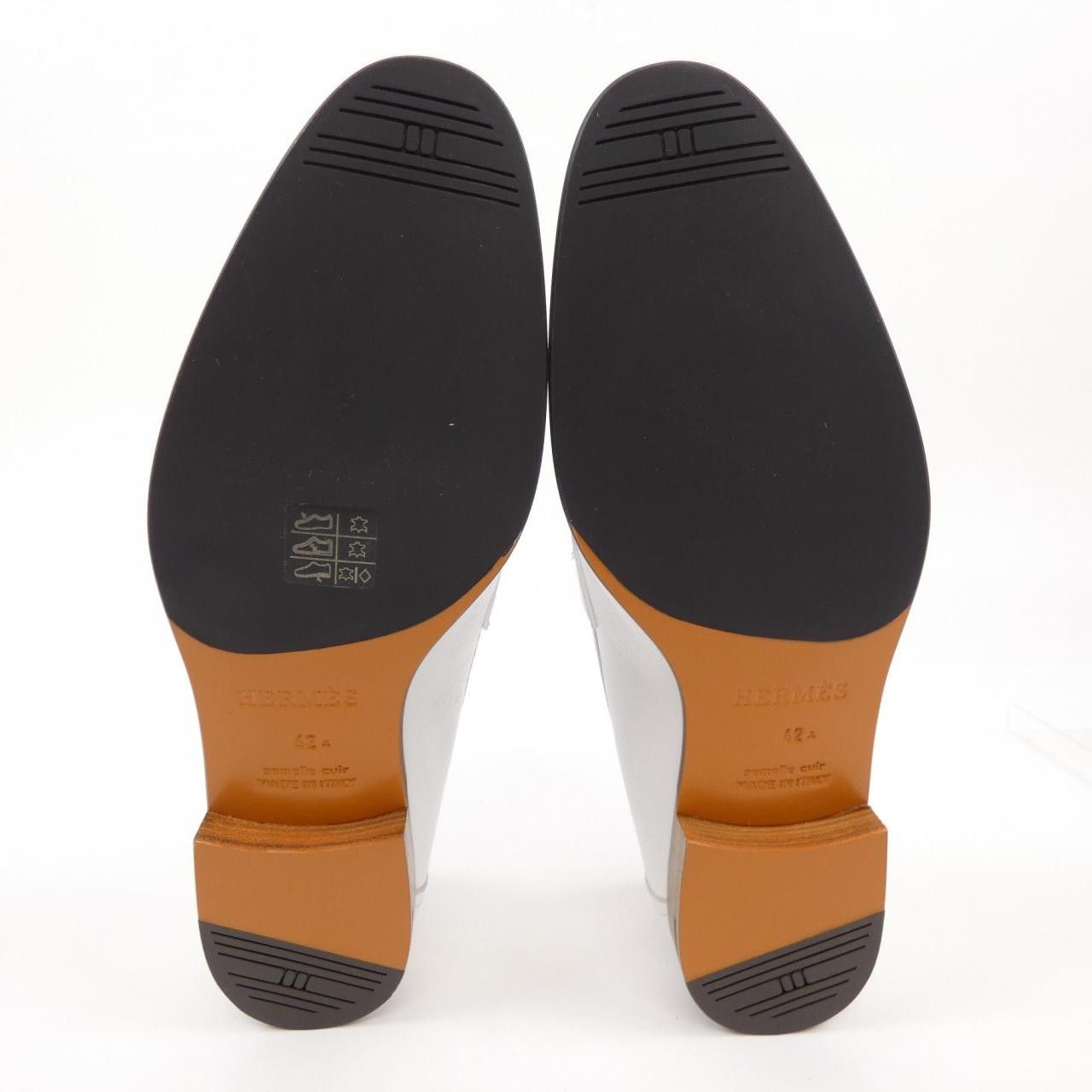 Hermes Hermes Hermes 172368Z Chevre Shoes 42 Leather Shoes DUTY FREE for USA Size ONE SIZE - 4 Thumbnail