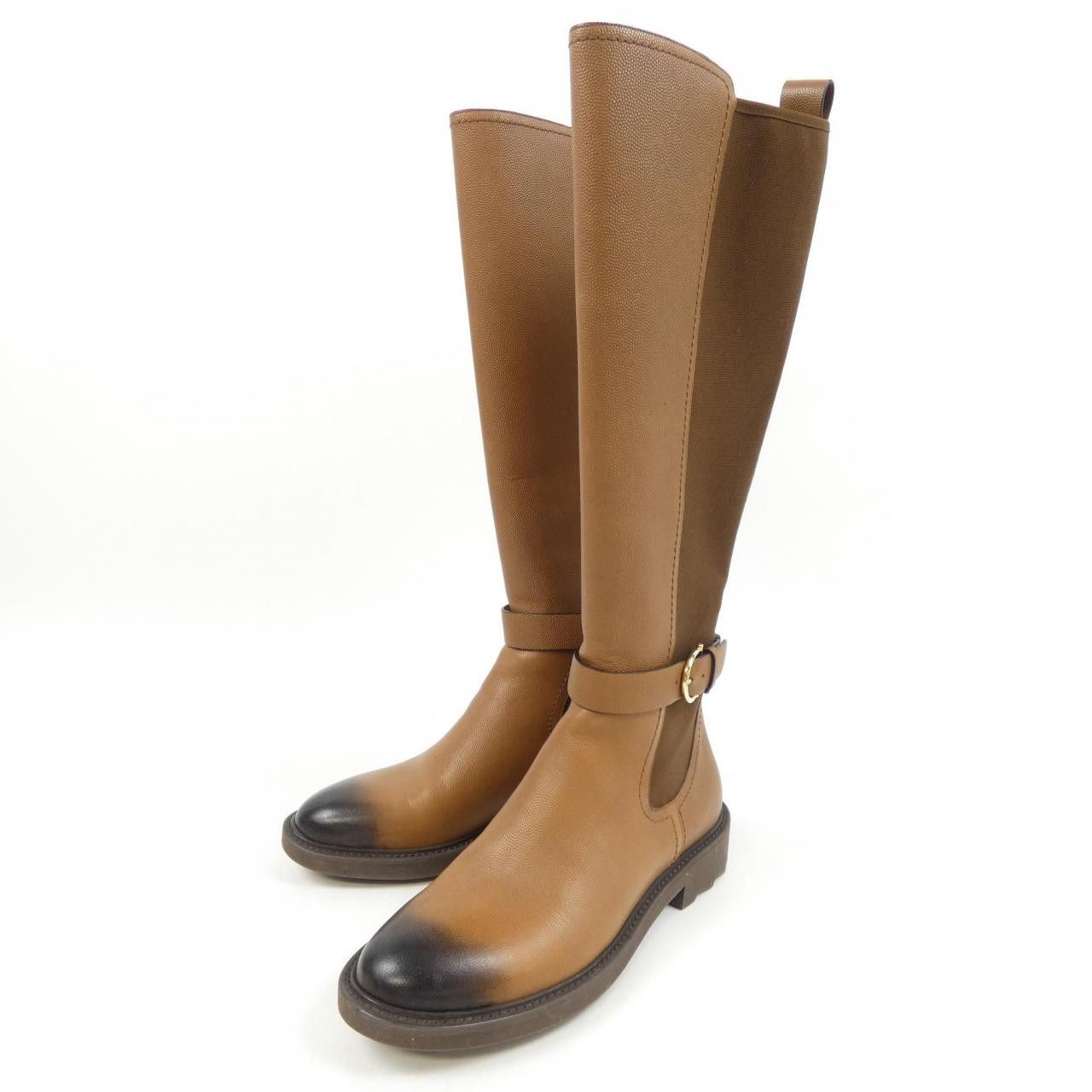 Salvatore Ferragamo Salvatore Ferragamo Salvatore Ferragamo Long Boots Leather Shoes 0229 6 DUTY FREE for USA Size ONE SIZE - 3 Thumbnail