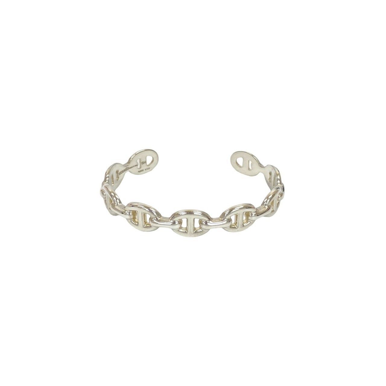 Hermes Hermes Hermès Anchaine Silver 925 Bracelet Metal Bangle DUTY FREE for USA Size ONE SIZE - 6 Thumbnail