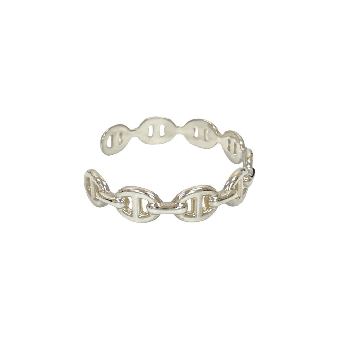 Hermes Hermes Hermès Anchaine Silver 925 Bracelet Metal Bangle DUTY FREE for USA Size ONE SIZE - 4 Thumbnail