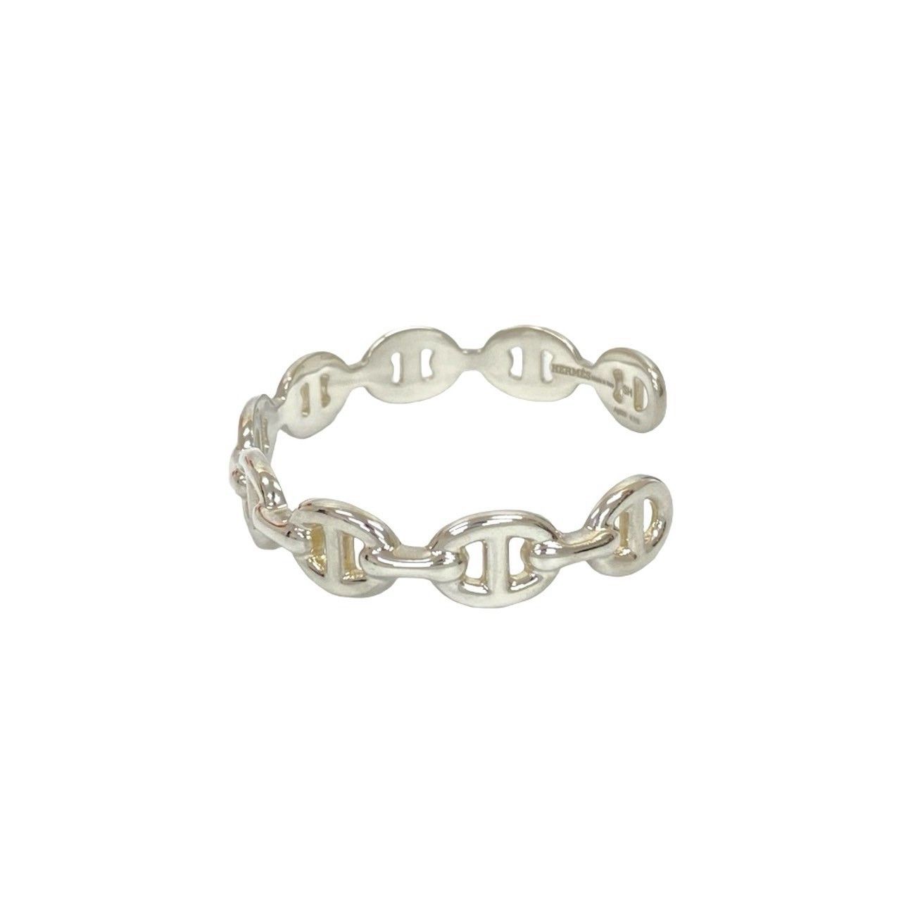 Hermes Hermes Hermès Anchaine Silver 925 Bracelet Metal Bangle DUTY FREE for USA Size ONE SIZE - 5 Thumbnail