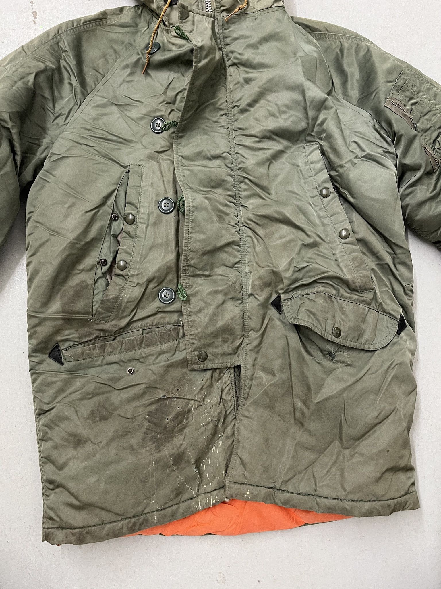 Vintage Vintage 1970s Golden Fleece Military N-3B Parka Flight Jacket Size 40 Size US L / EU 52-54 / 3 - 2 Thumbnail