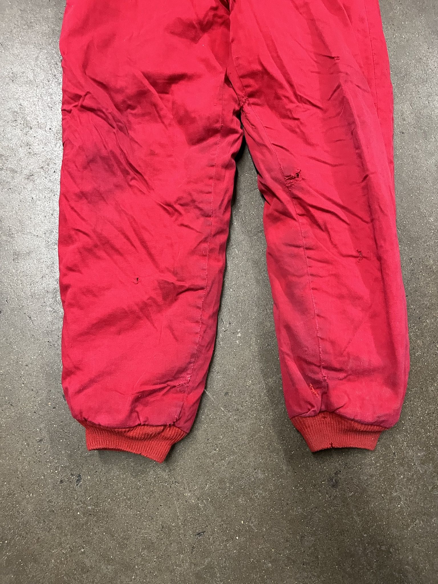 Carhartt Vintae 1960s Red Quilted Lined Snow Pants Size 30 Size US 30 / EU 46 - 3 Thumbnail