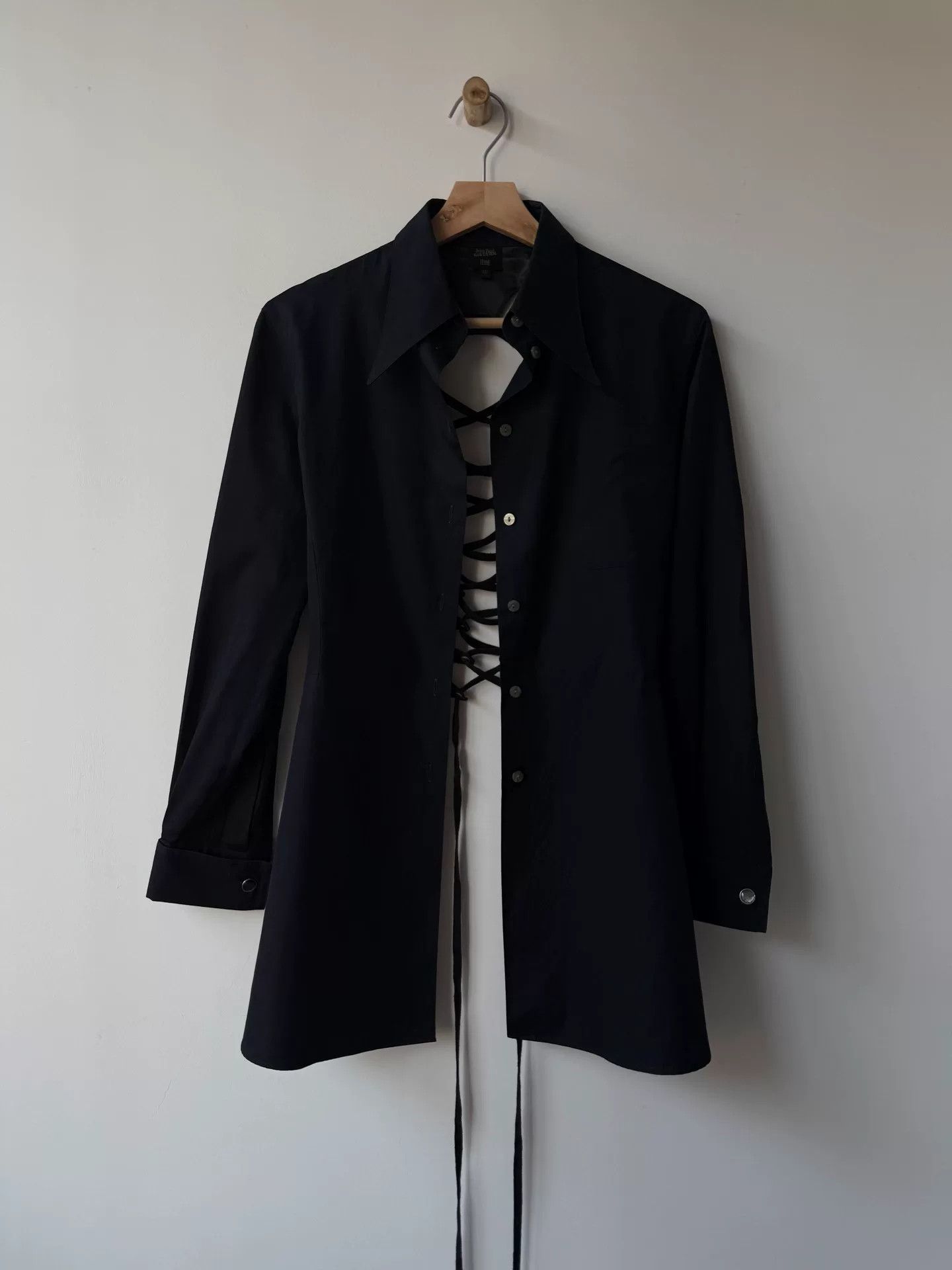 Jean Paul Gaultier Jean Paul Gaultier Laced Back Shirt Size M / US 6-8 / IT 42-44 - 2 Thumbnail