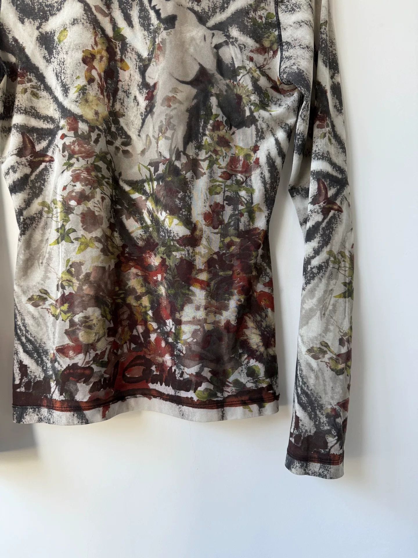 Jean Paul Gaultier Jean Paul Gaultier Floral Mesh Top Size M / US 6-8 / IT 42-44 - 3 Thumbnail