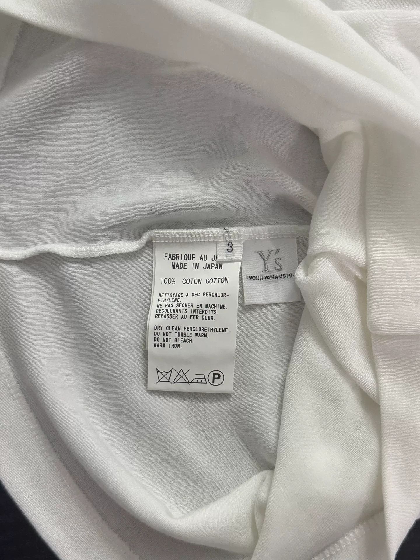Y's Yohji Yamamoto Y's High Neck Short Sleeve T-Shirt Size M / US 6-8 / IT 42-44 - 5 Thumbnail