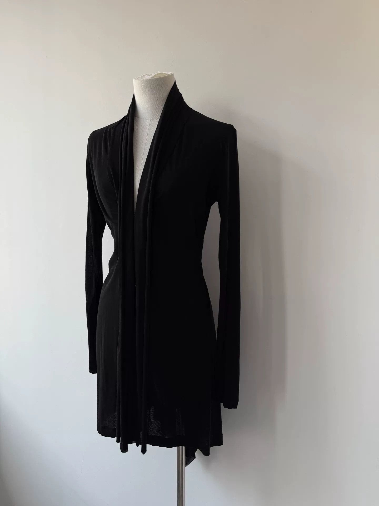 Yohji Yamamoto Yohji Yamamoto Femme Long Sleeve Dress Size S / US 4 / IT 40 - 4 Thumbnail
