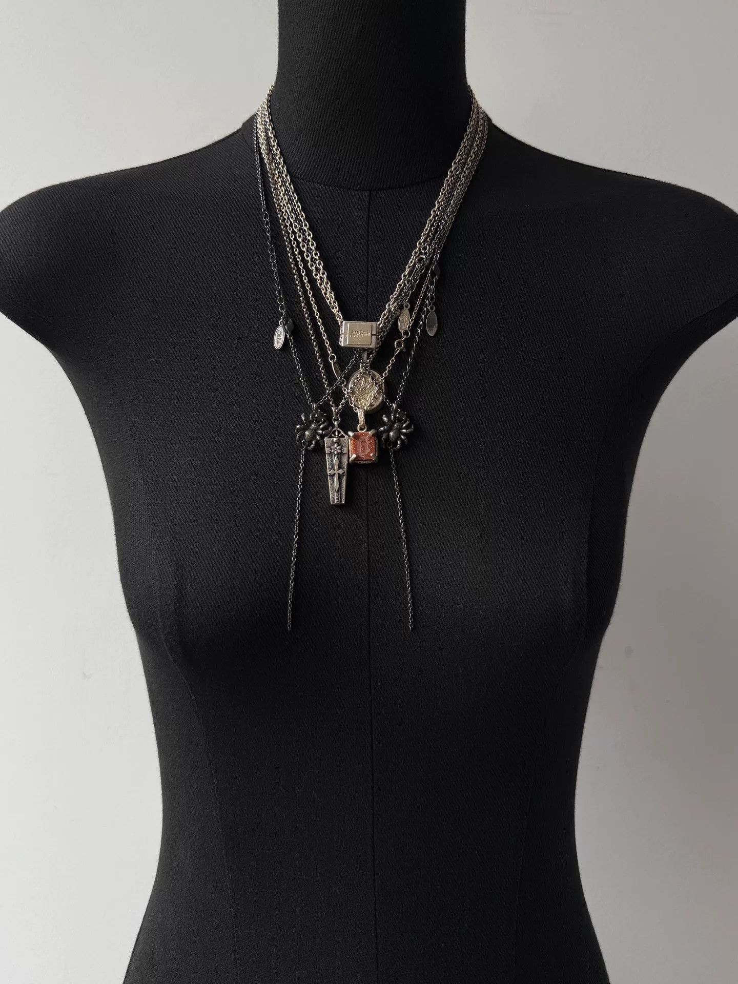 Jean Paul Gaultier Jean Paul Gaultier Silver Pendant Necklace Size ONE SIZE - 3 Thumbnail