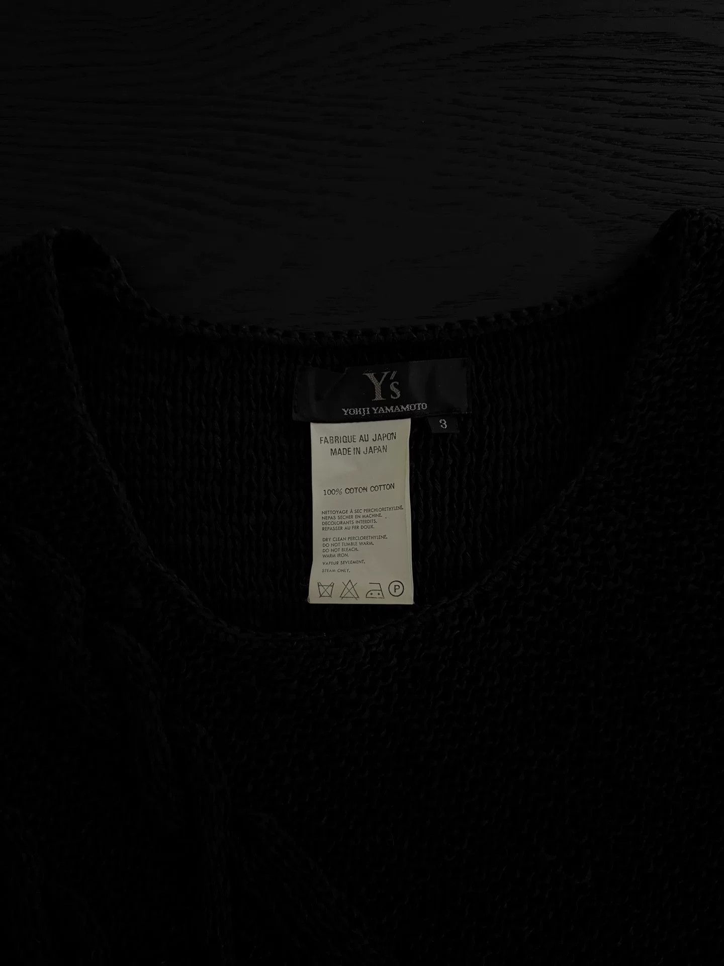 Y's asymmetrical black cotton sleeveless dress Size M / US 6-8 / IT 42-44 - 7 Thumbnail