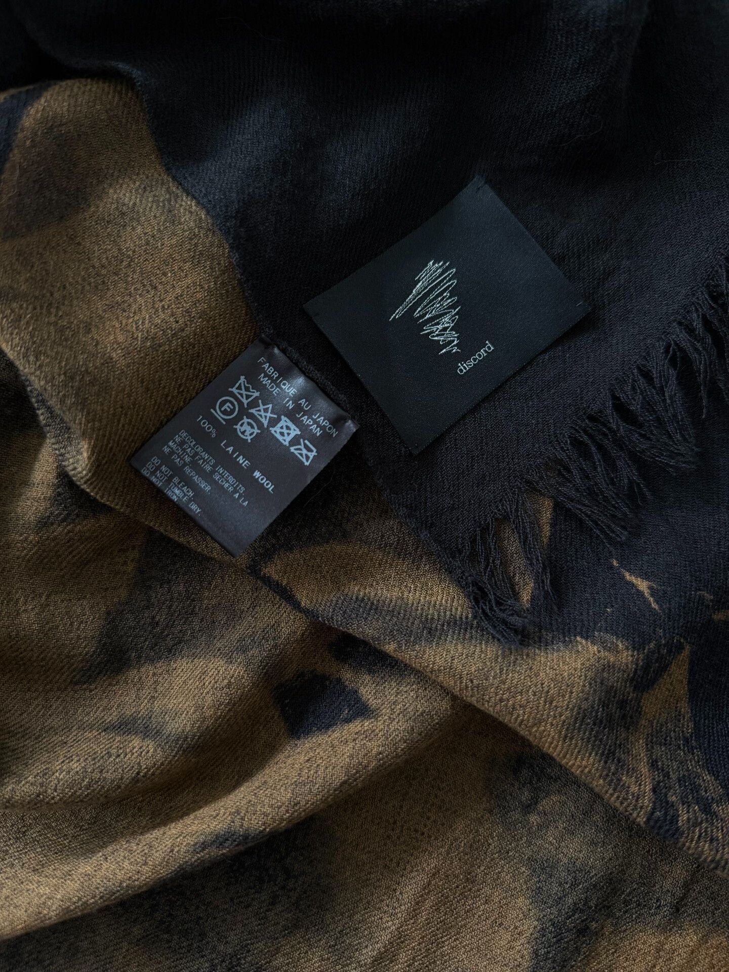 Yohji Yamamoto Yohji Yamamoto Wabi-Sabi Wool Scarf Size ONE SIZE - 6 Thumbnail