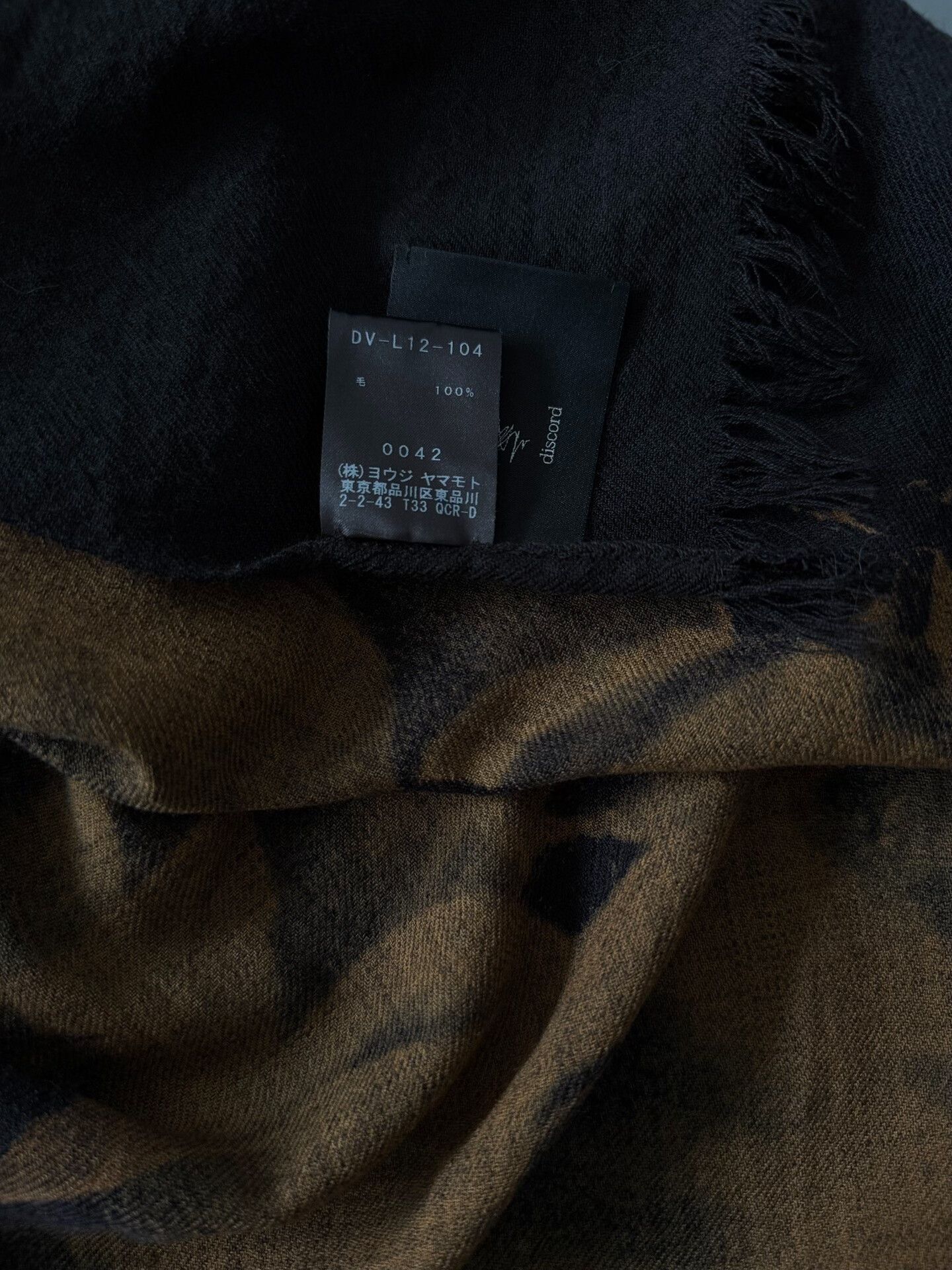 Yohji Yamamoto Yohji Yamamoto Wabi-Sabi Wool Scarf Size ONE SIZE - 7 Thumbnail