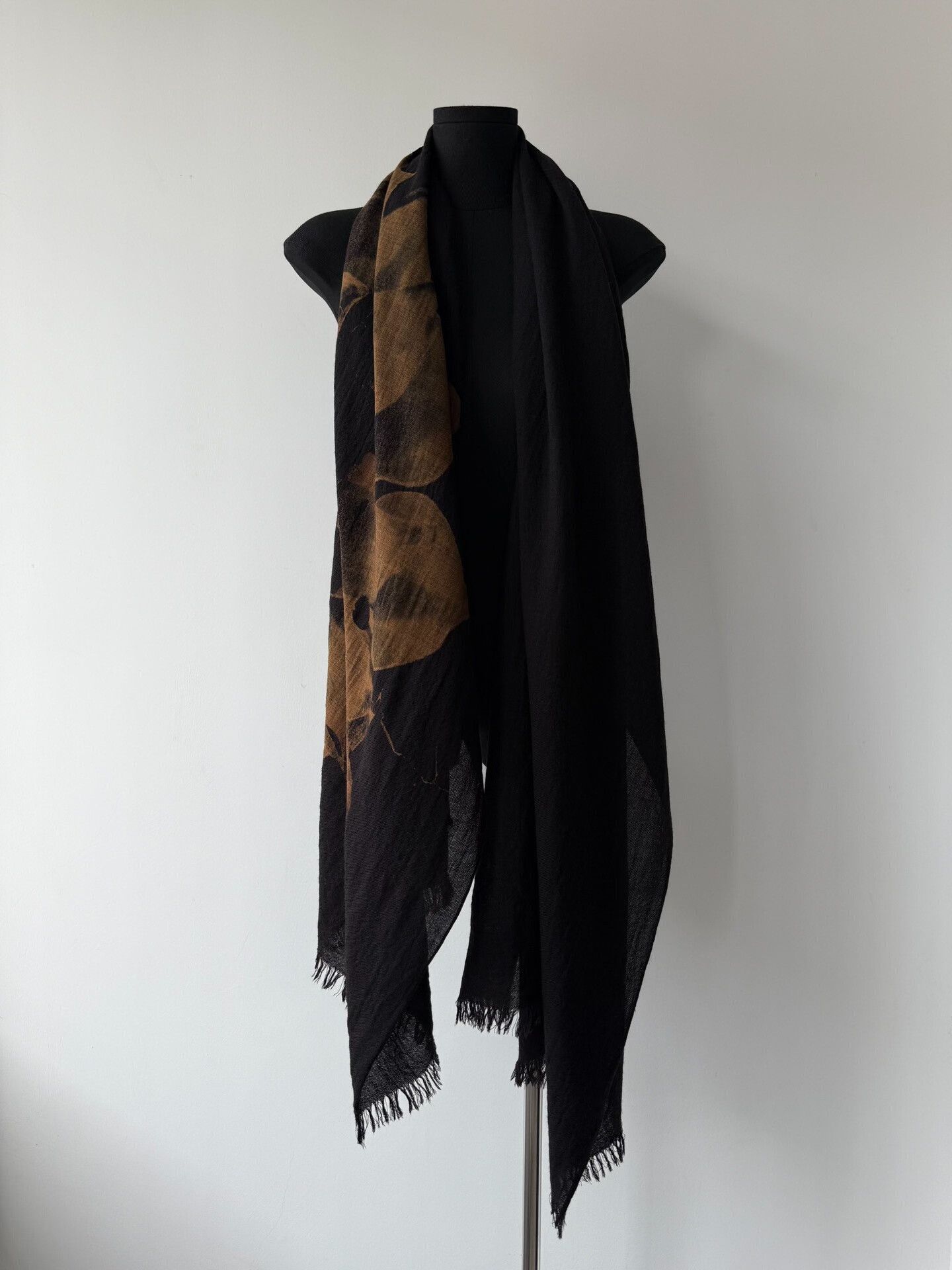 Yohji Yamamoto Yohji Yamamoto Wabi-Sabi Wool Scarf Size ONE SIZE - 3 Thumbnail