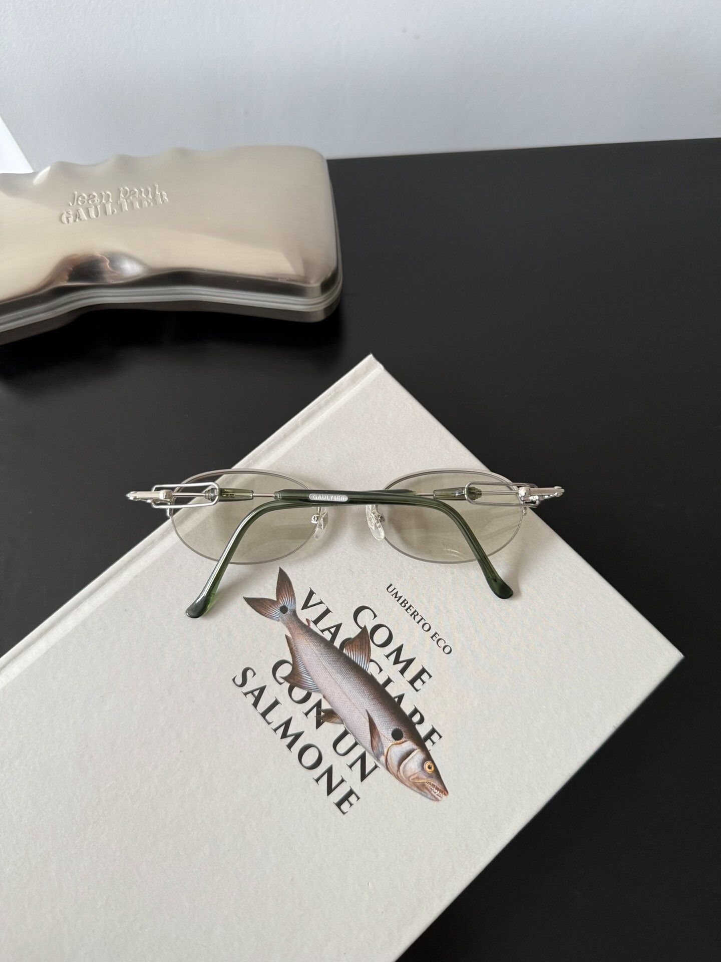 Jean Paul Gaultier Jean Paul Gaultier Green Sunglasses Size ONE SIZE - 8 Thumbnail