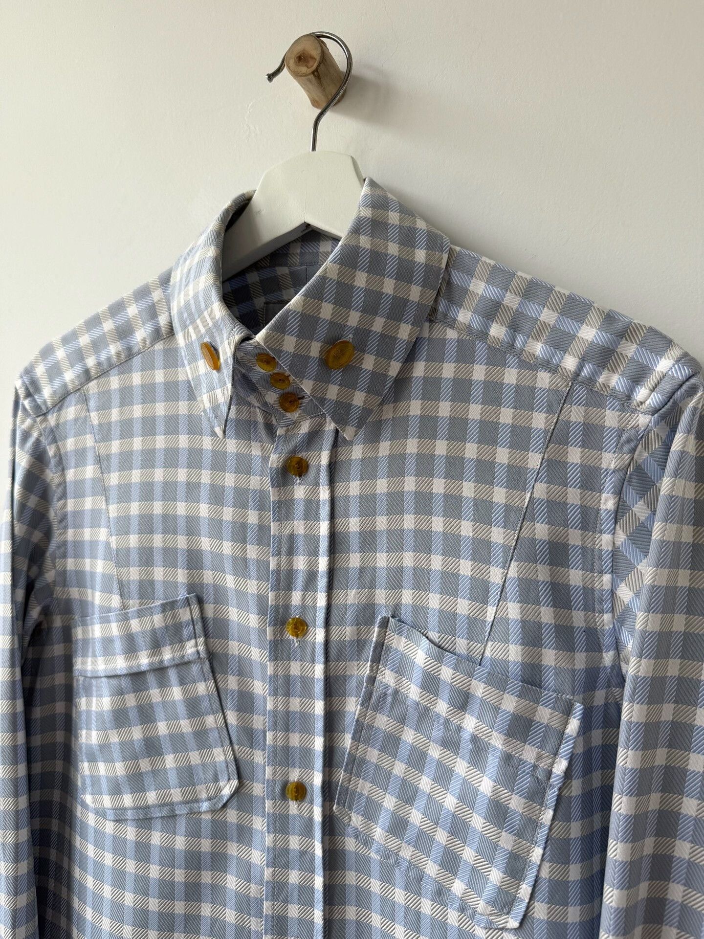 Vivienne Westwood Vivienne Westwood Three-Button Check Shirt Size US M / EU 48-50 / 2 - 4 Thumbnail
