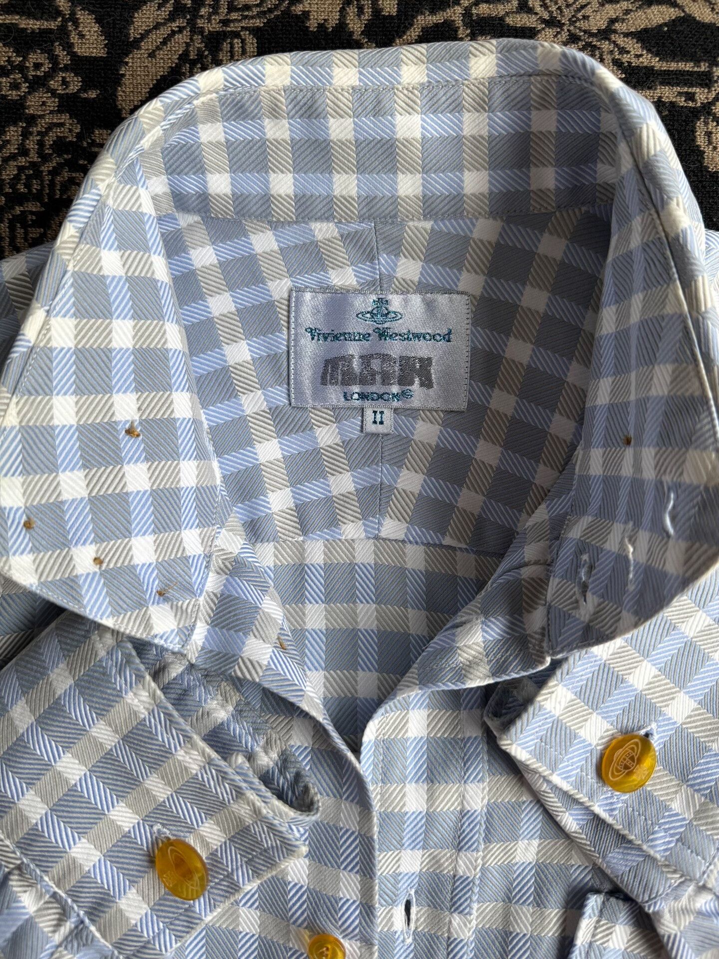 Vivienne Westwood Vivienne Westwood Three-Button Check Shirt Size US M / EU 48-50 / 2 - 7 Thumbnail