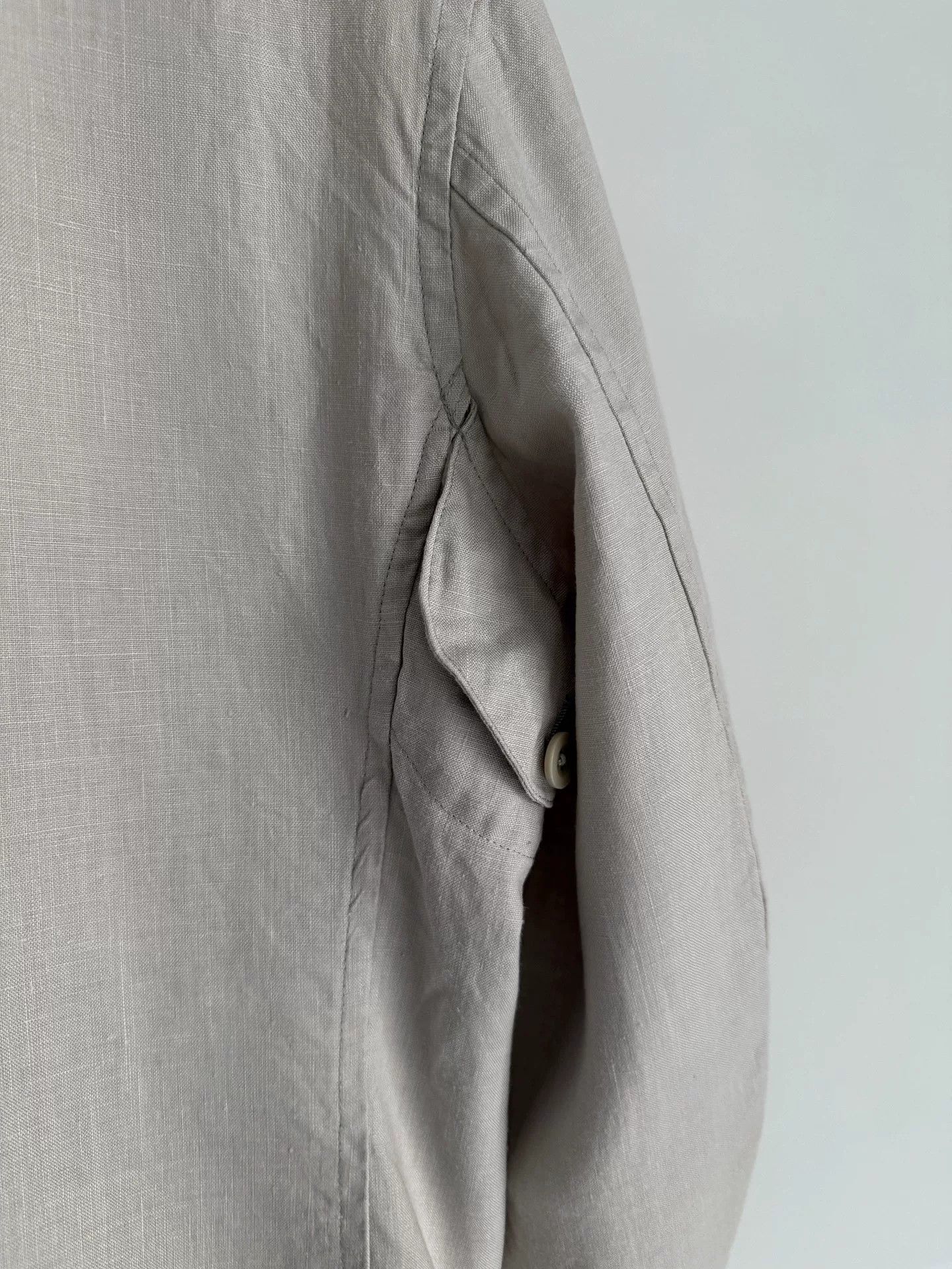 Yohji Yamamoto Yohji Yamamoto Linen Jacket for Men Size US L / EU 52-54 / 3 - 3 Thumbnail