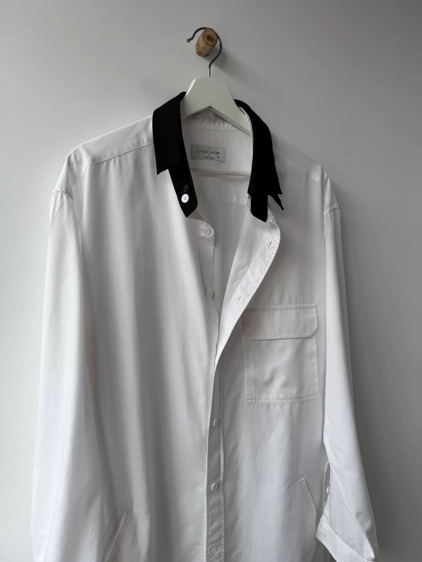 Yohji Yamamoto yohji yamamoto pour homme white shirt Size US XXL / EU 58 / 5 - 4 Thumbnail