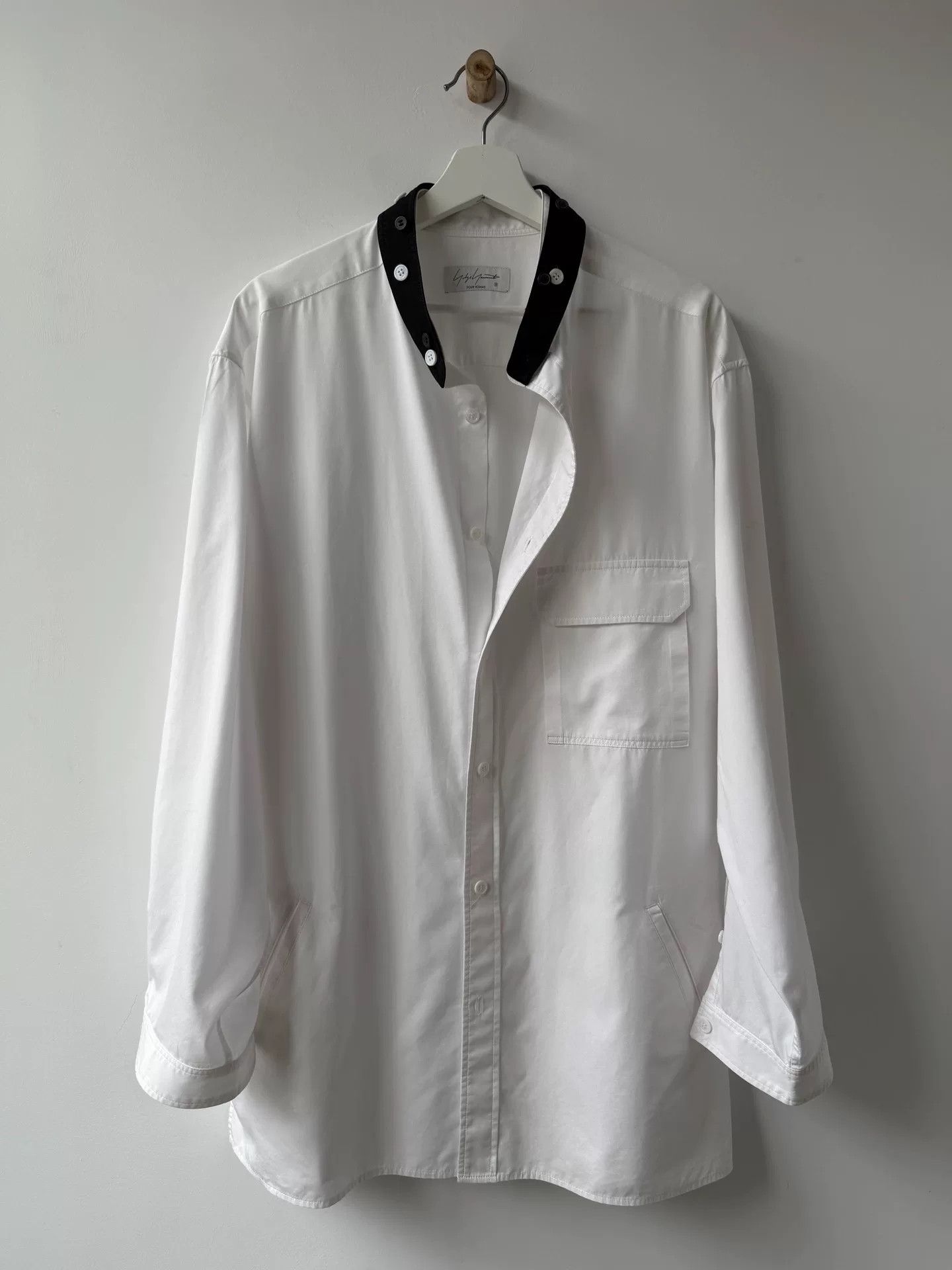 Yohji Yamamoto yohji yamamoto pour homme white shirt Size US XXL / EU 58 / 5 - 3 Thumbnail