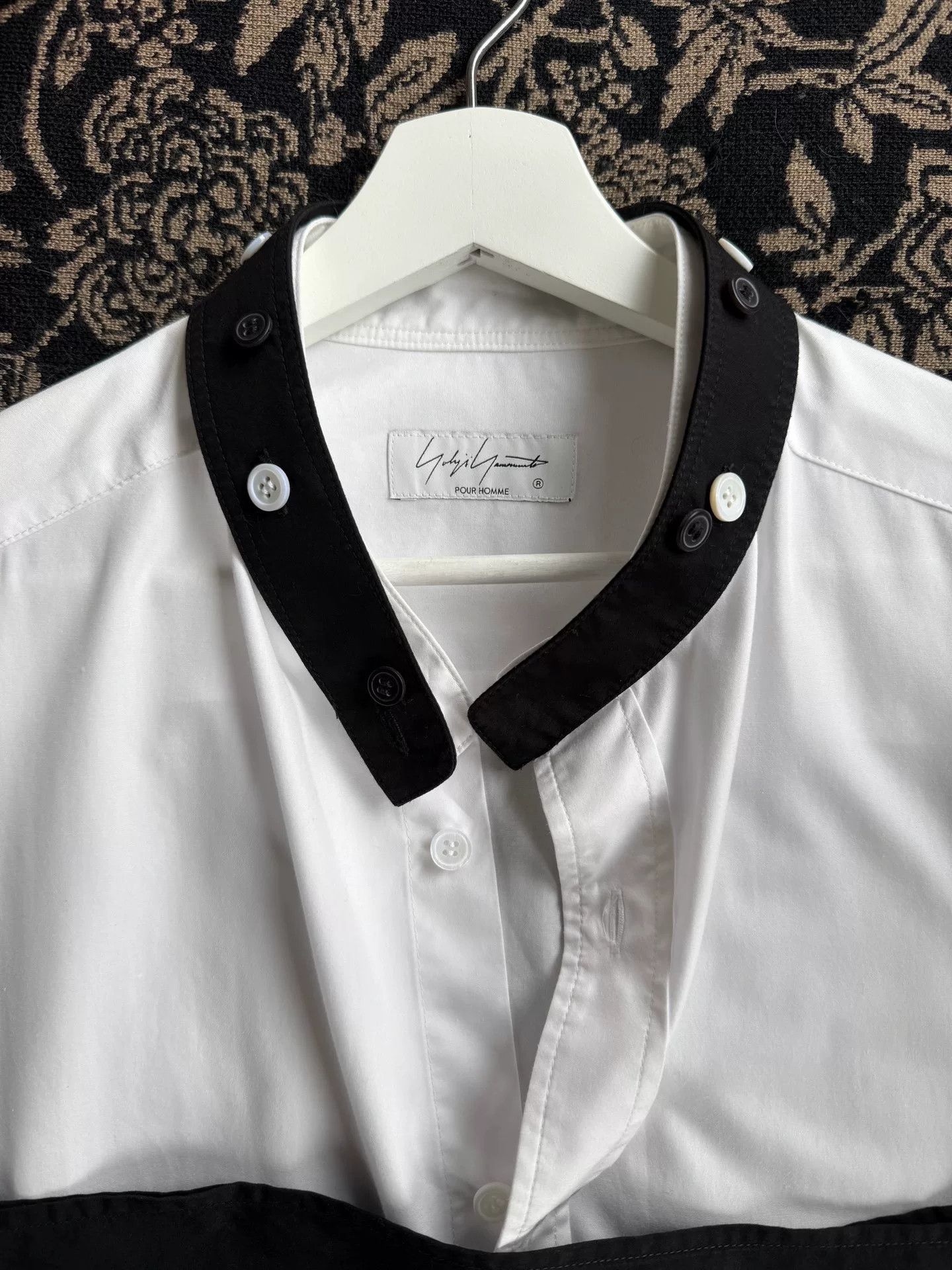 Yohji Yamamoto yohji yamamoto pour homme white shirt Size US XXL / EU 58 / 5 - 7 Thumbnail