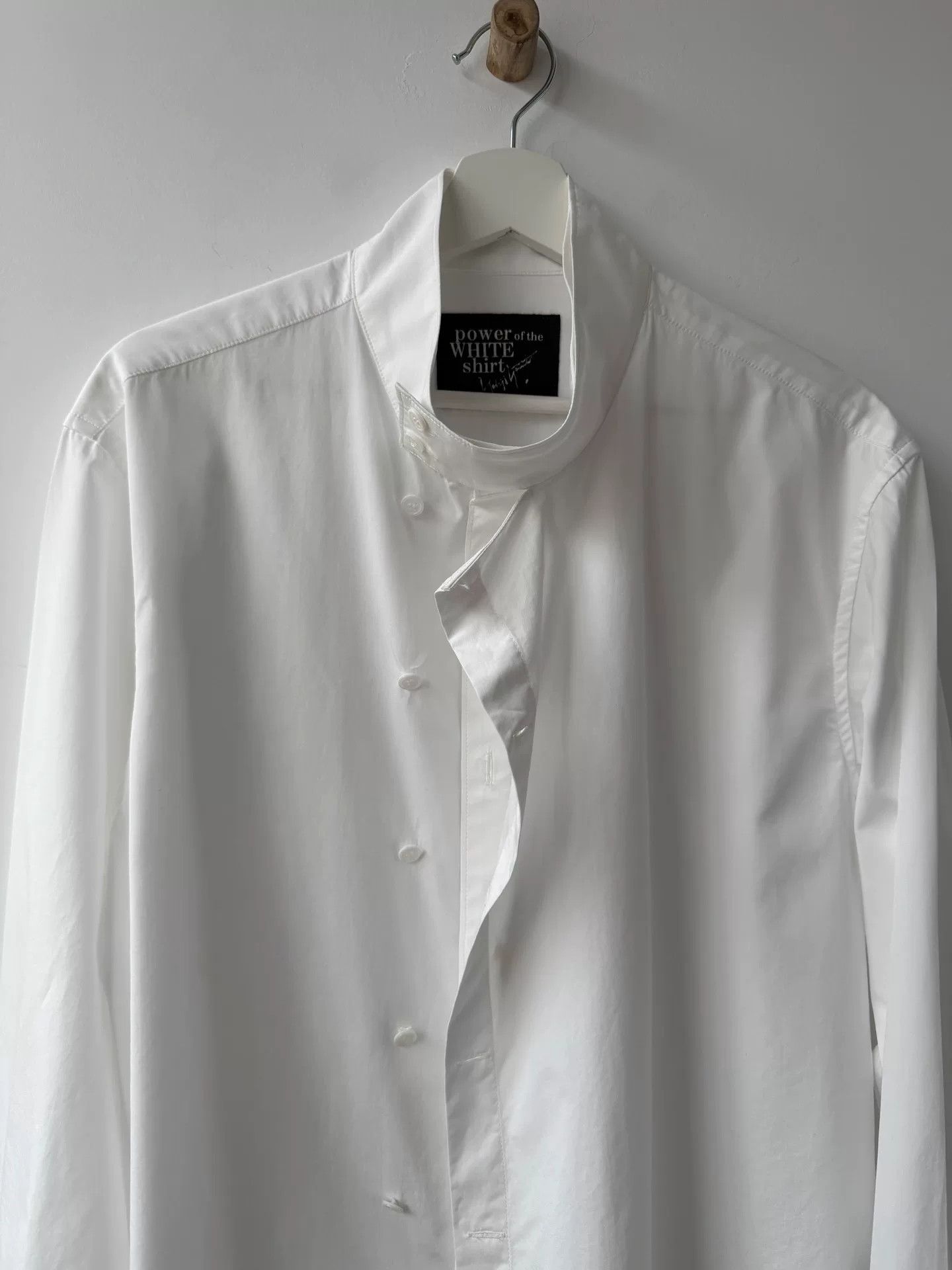 Yohji Yamamoto Yohji Yamamoto White Deconstructed Shirt Size US M / EU 48-50 / 2 - 8 Thumbnail