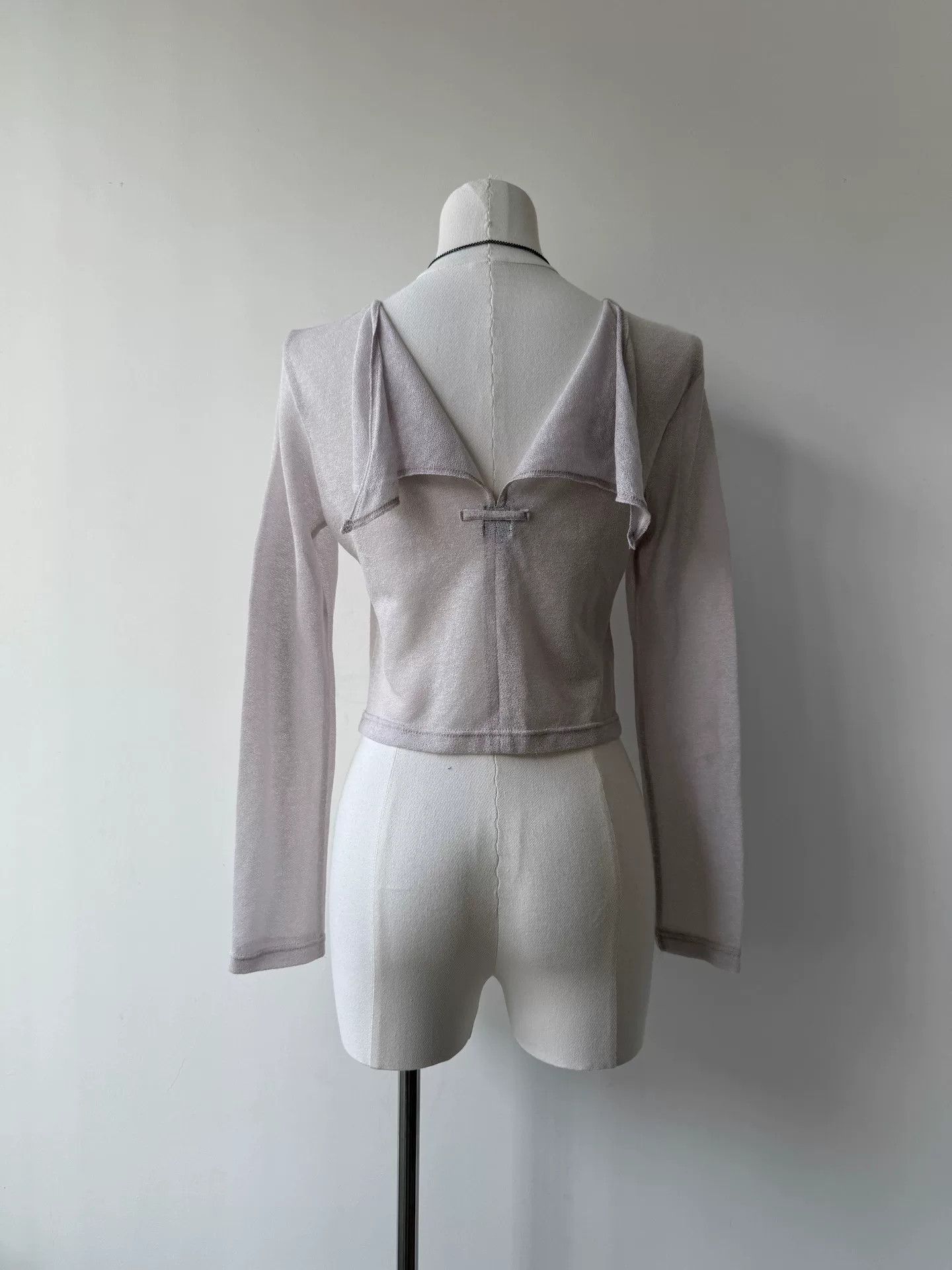 Jean Paul Gaultier Jean Paul Gaultier Purple Sheer Top Size M / US 6-8 / IT 42-44 - 4 Thumbnail