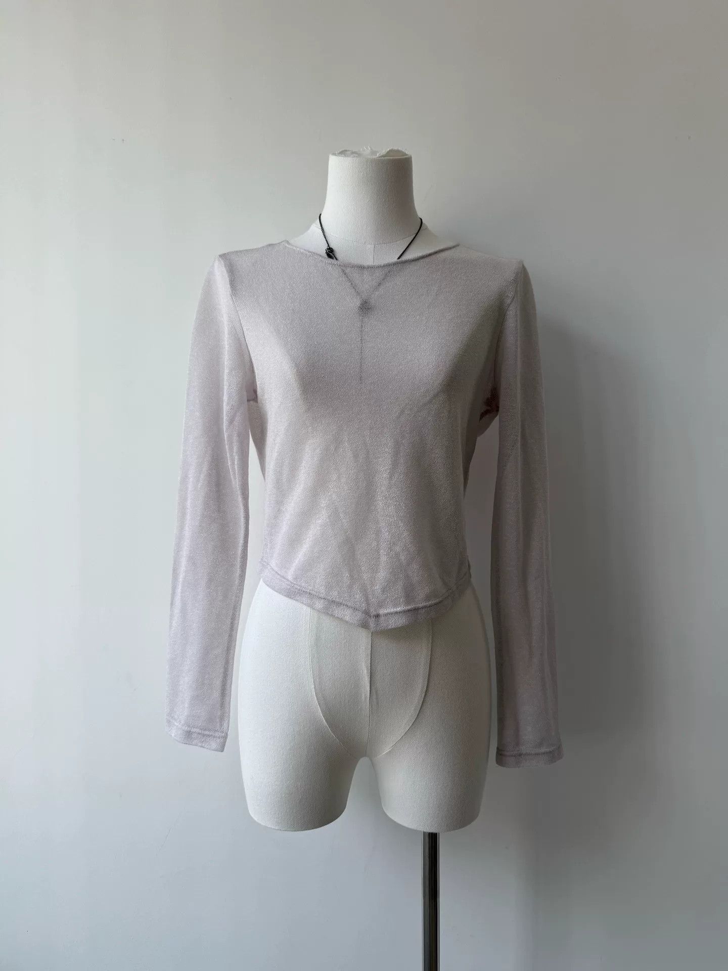 Jean Paul Gaultier Jean Paul Gaultier Purple Sheer Top Size M / US 6-8 / IT 42-44 - 7 Thumbnail