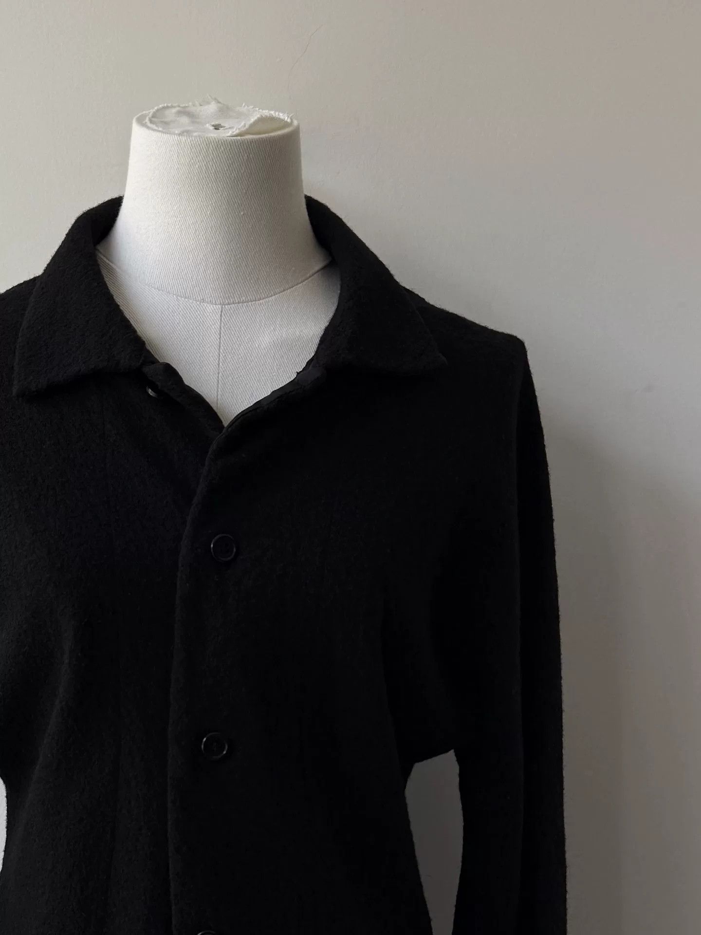 Yohji Yamamoto yohji yamamoto black wool short jacket Size M / US 6-8 / IT 42-44 - 4 Thumbnail