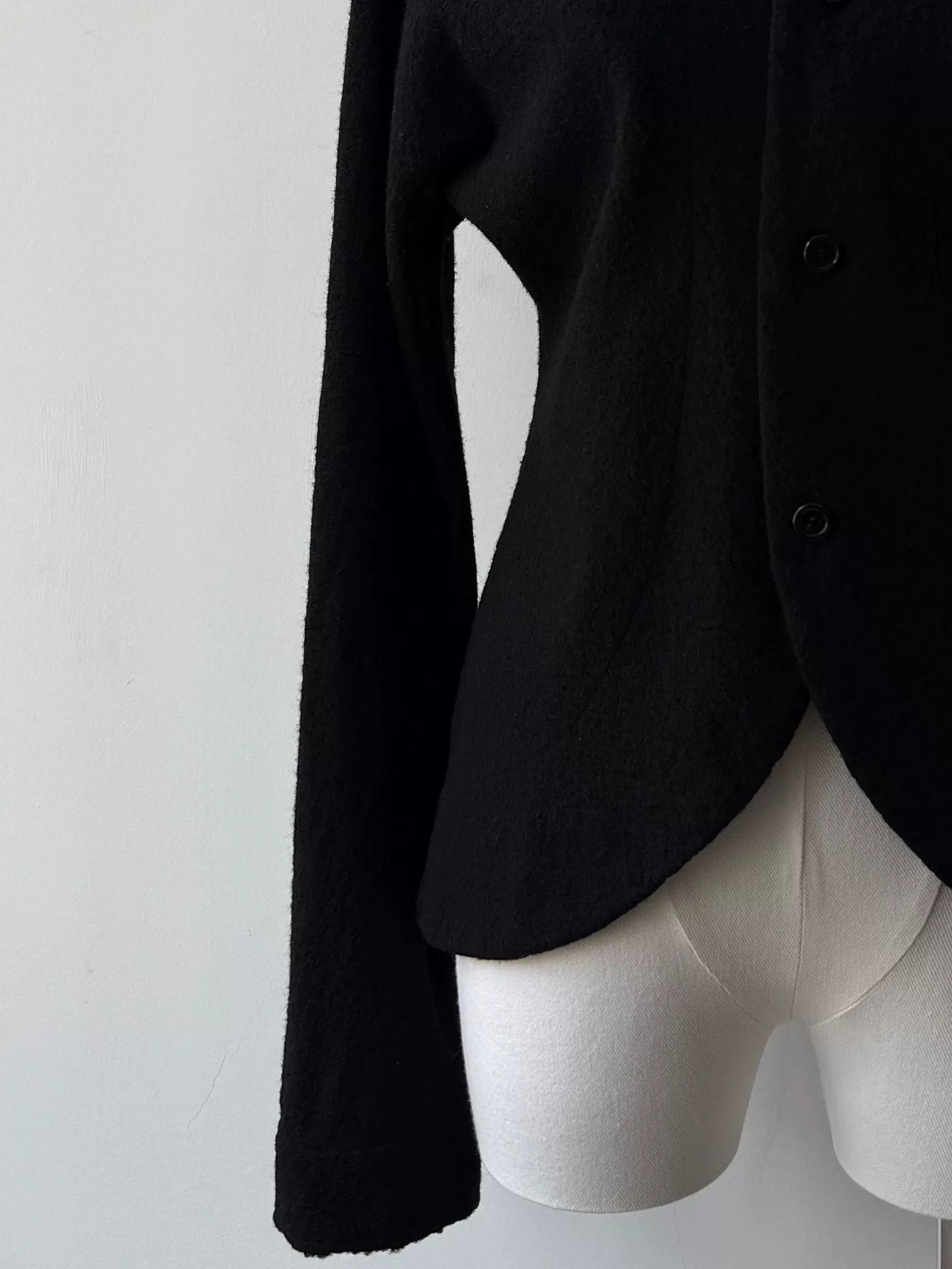 Yohji Yamamoto yohji yamamoto black wool short jacket Size M / US 6-8 / IT 42-44 - 6 Thumbnail