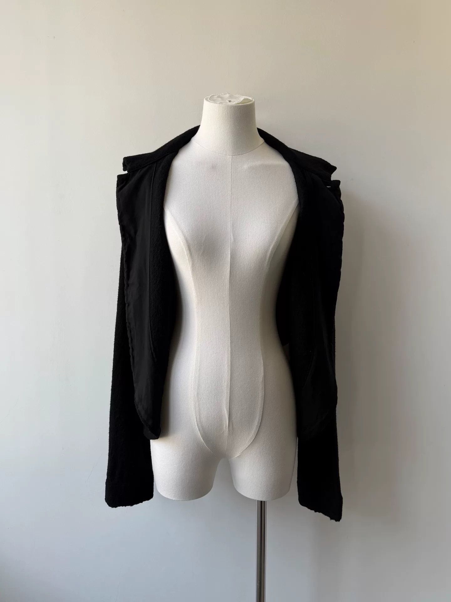 Yohji Yamamoto yohji yamamoto black wool short jacket Size M / US 6-8 / IT 42-44 - 3 Thumbnail