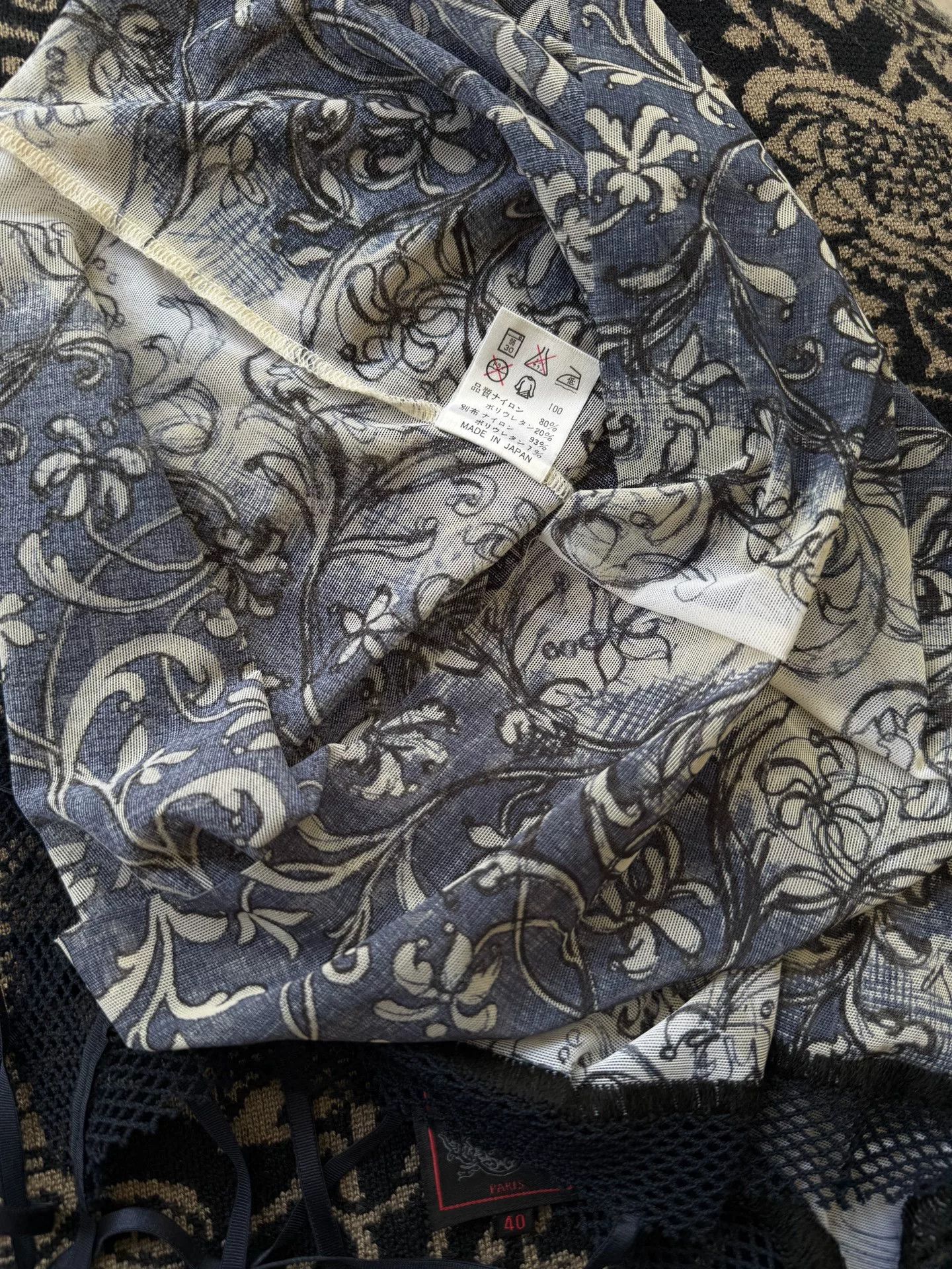 Jean Paul Gaultier Jean Paul Gaultier Lace Mesh Top Size S / US 4 / IT 40 - 7 Thumbnail