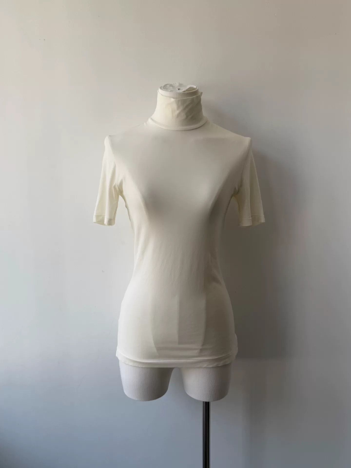 Y's Yohji Yamamoto Y's Half High Neck T-Shirt Size L / US 10 / IT 46 - 2 Thumbnail