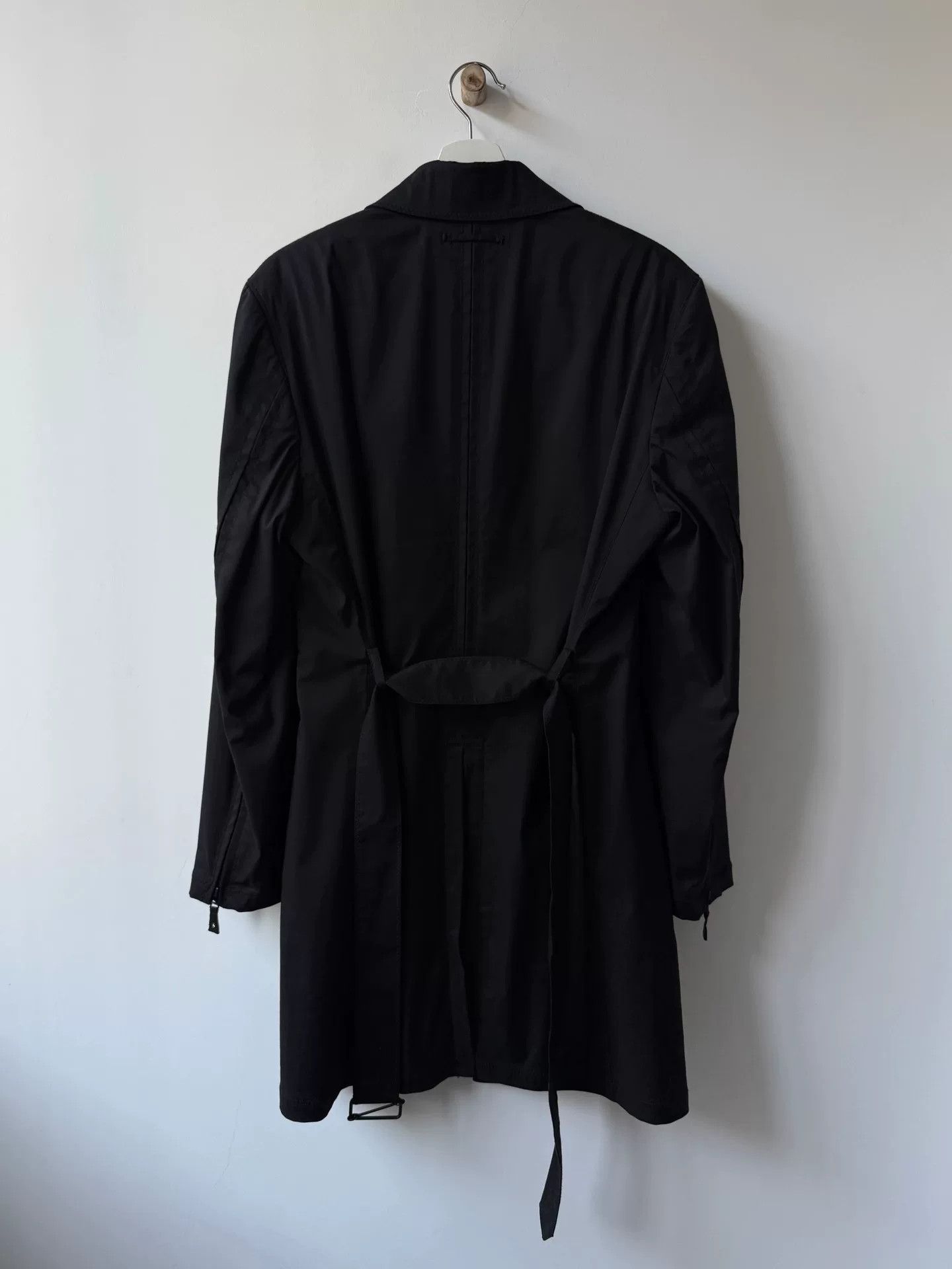 Jean Paul Gaultier Jean Paul Gaultier Black Trench Coat Size US L / EU 52-54 / 3 - 2 Thumbnail