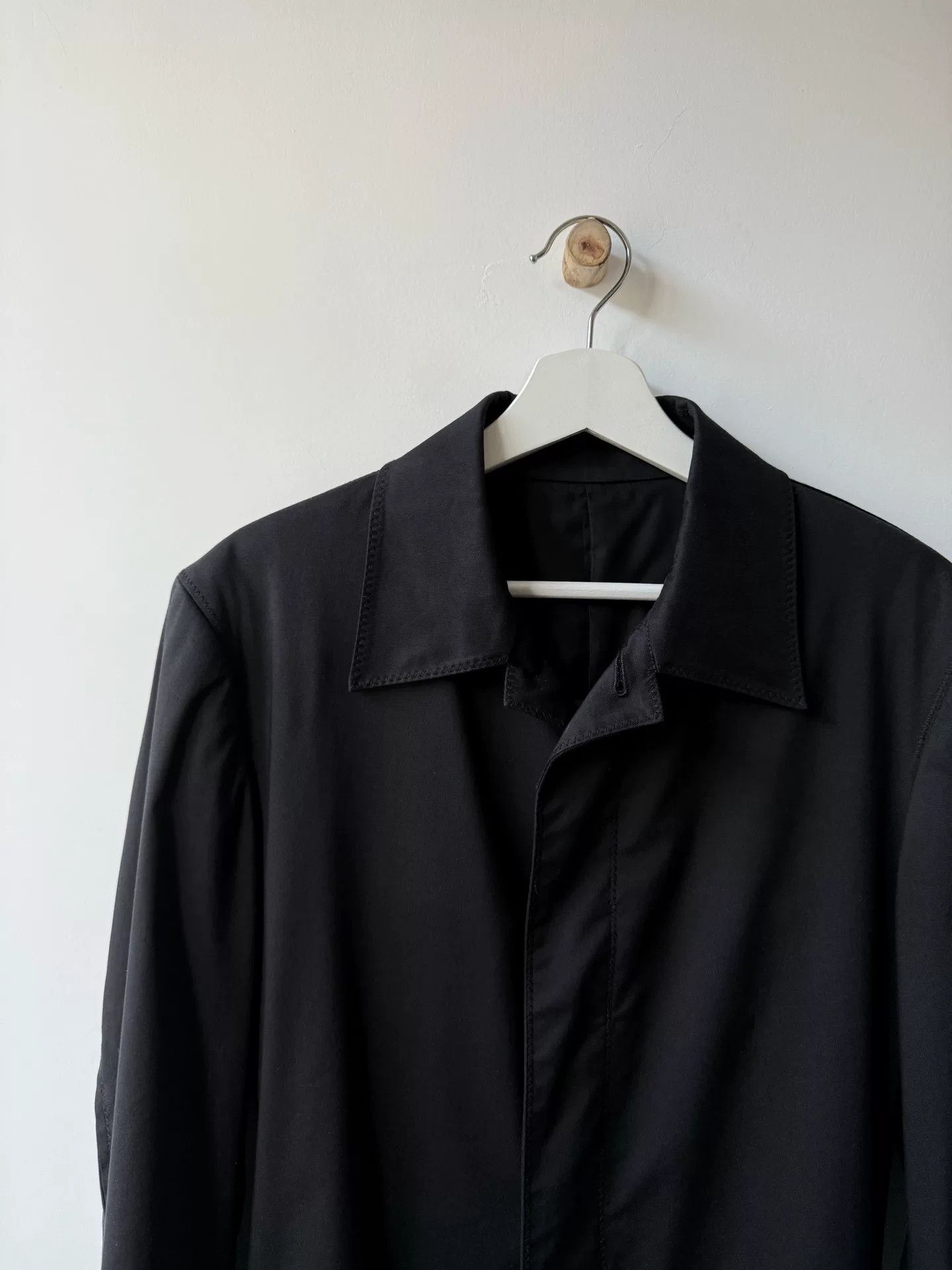 Jean Paul Gaultier Jean Paul Gaultier Black Trench Coat Size US L / EU 52-54 / 3 - 3 Thumbnail