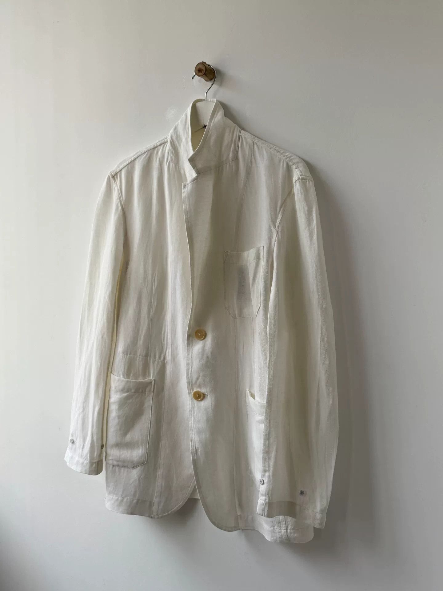 Y's Yohji Yamamoto Y's Linen Summer Jacket Size US M / EU 48-50 / 2 - 3 Thumbnail