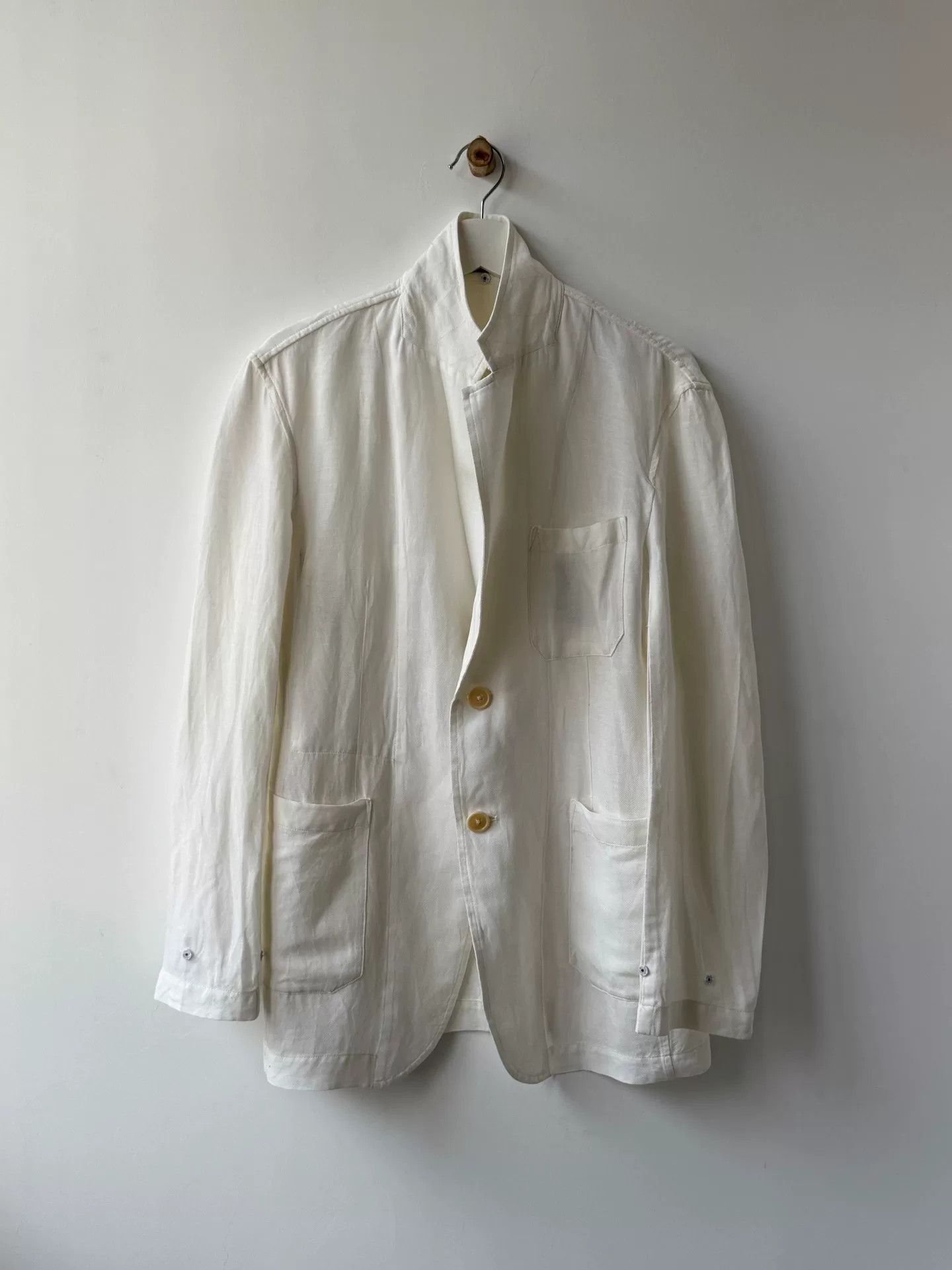 Y's Yohji Yamamoto Y's Linen Summer Jacket Size US M / EU 48-50 / 2 - 4 Thumbnail